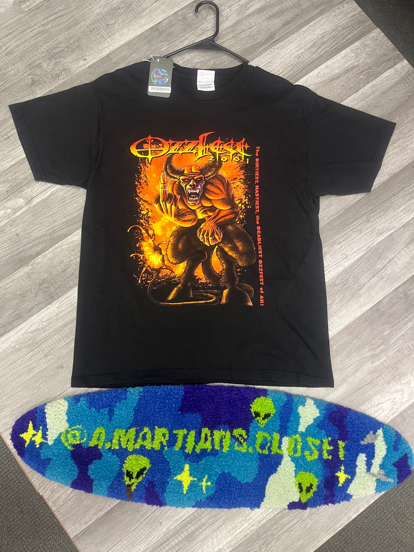 Rare Y2K OzzFest 2001 Tee