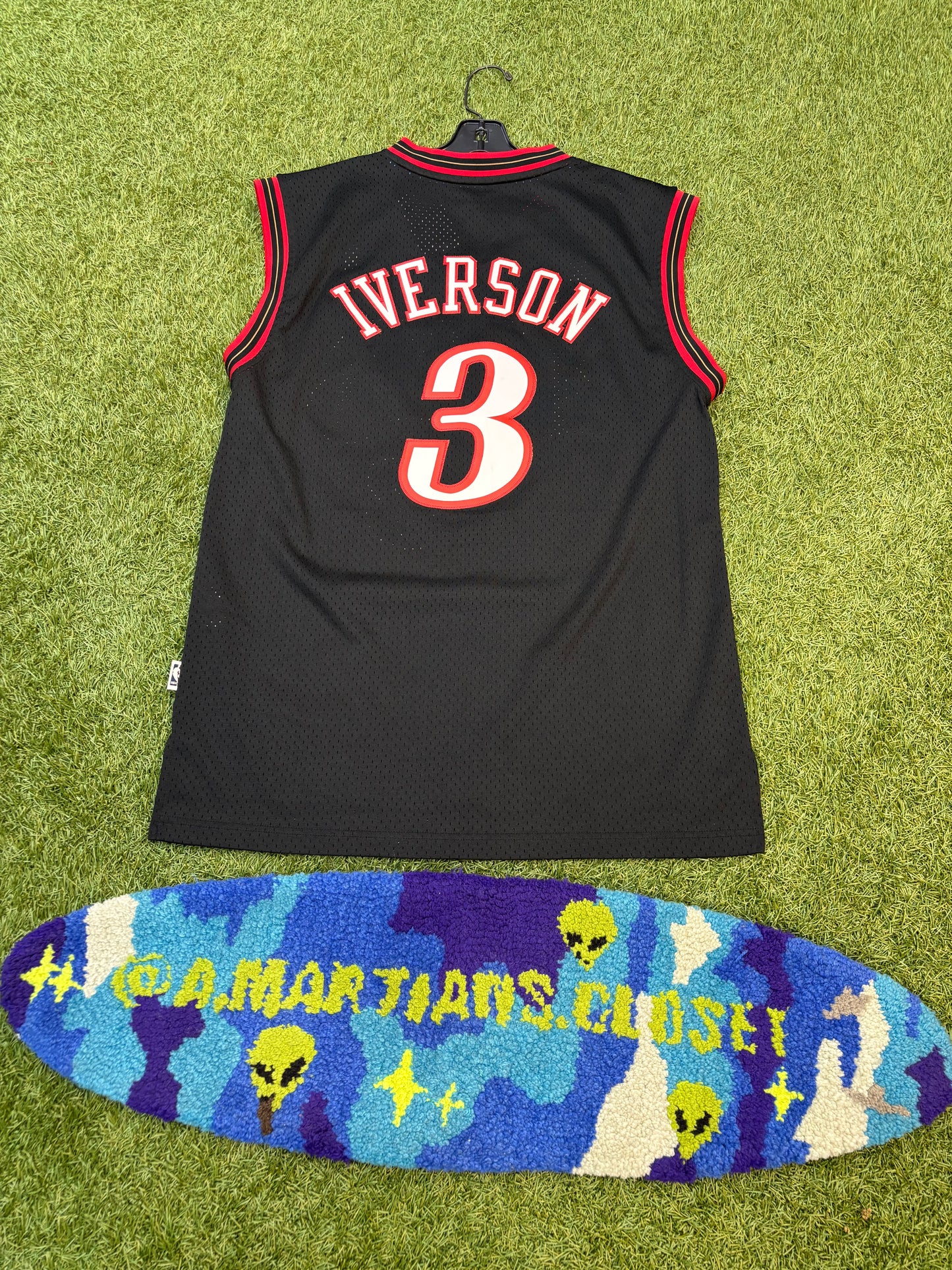 Philadelphia 76ers Black Allen Iverson Jersey