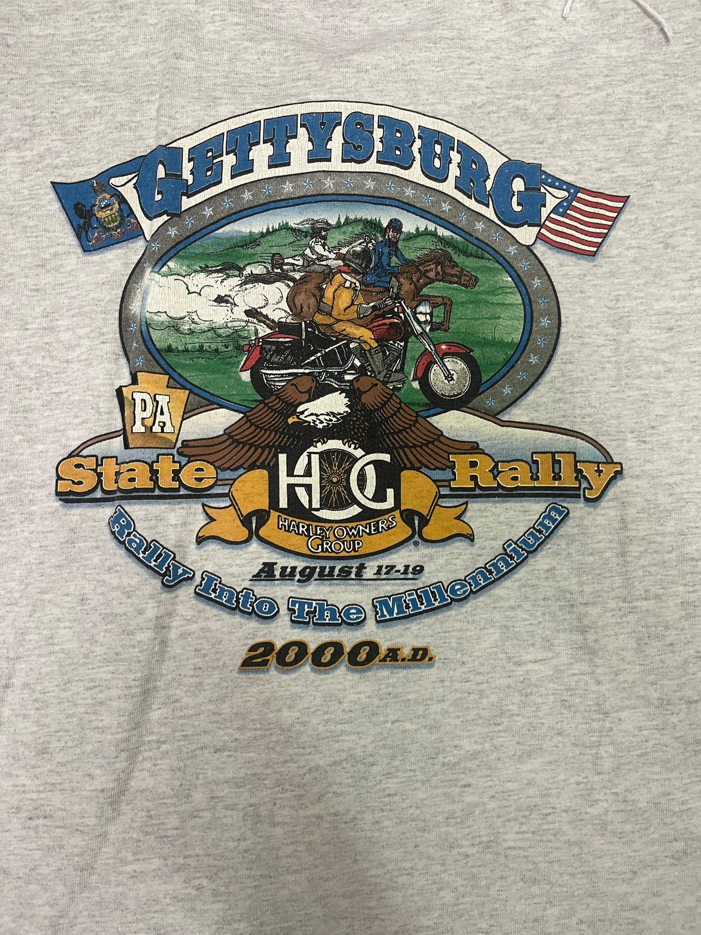 Vintage 2000s Harley Owners Group Gettysburg