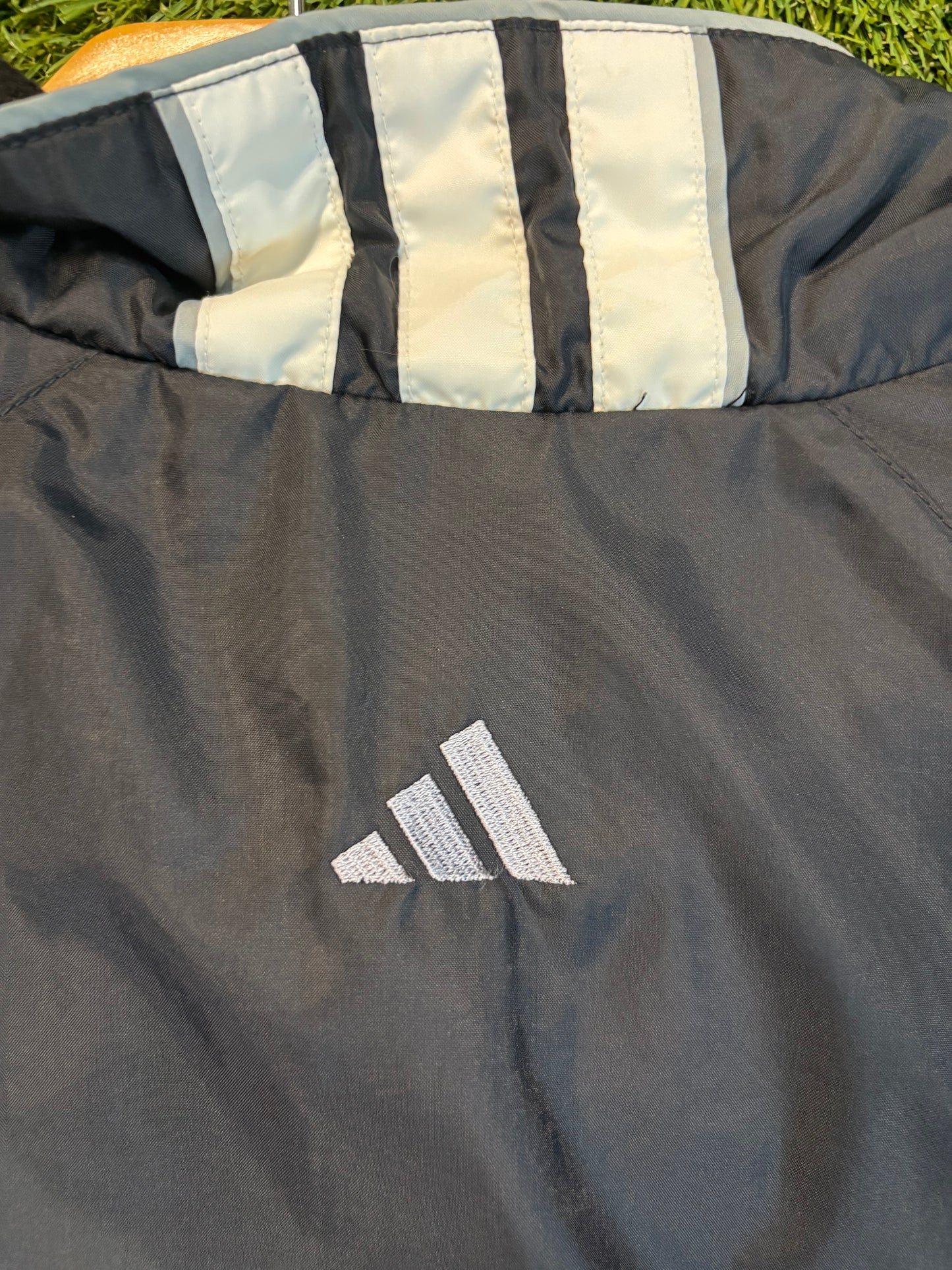 90s Vintage Adidas Vertical Front Stripe Jacket