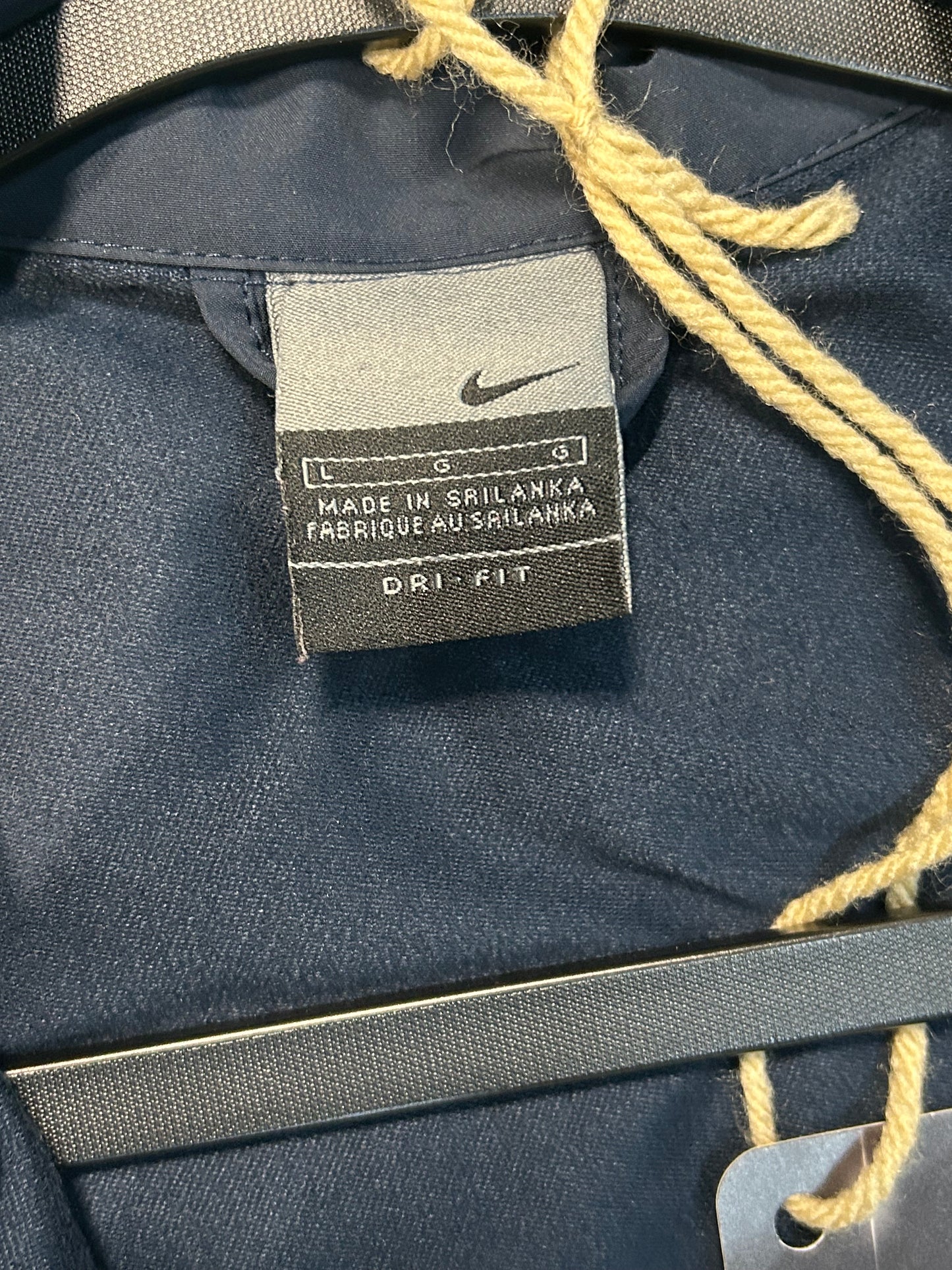 Y2K Nike Track Jacket Double Stripe Across The Middle