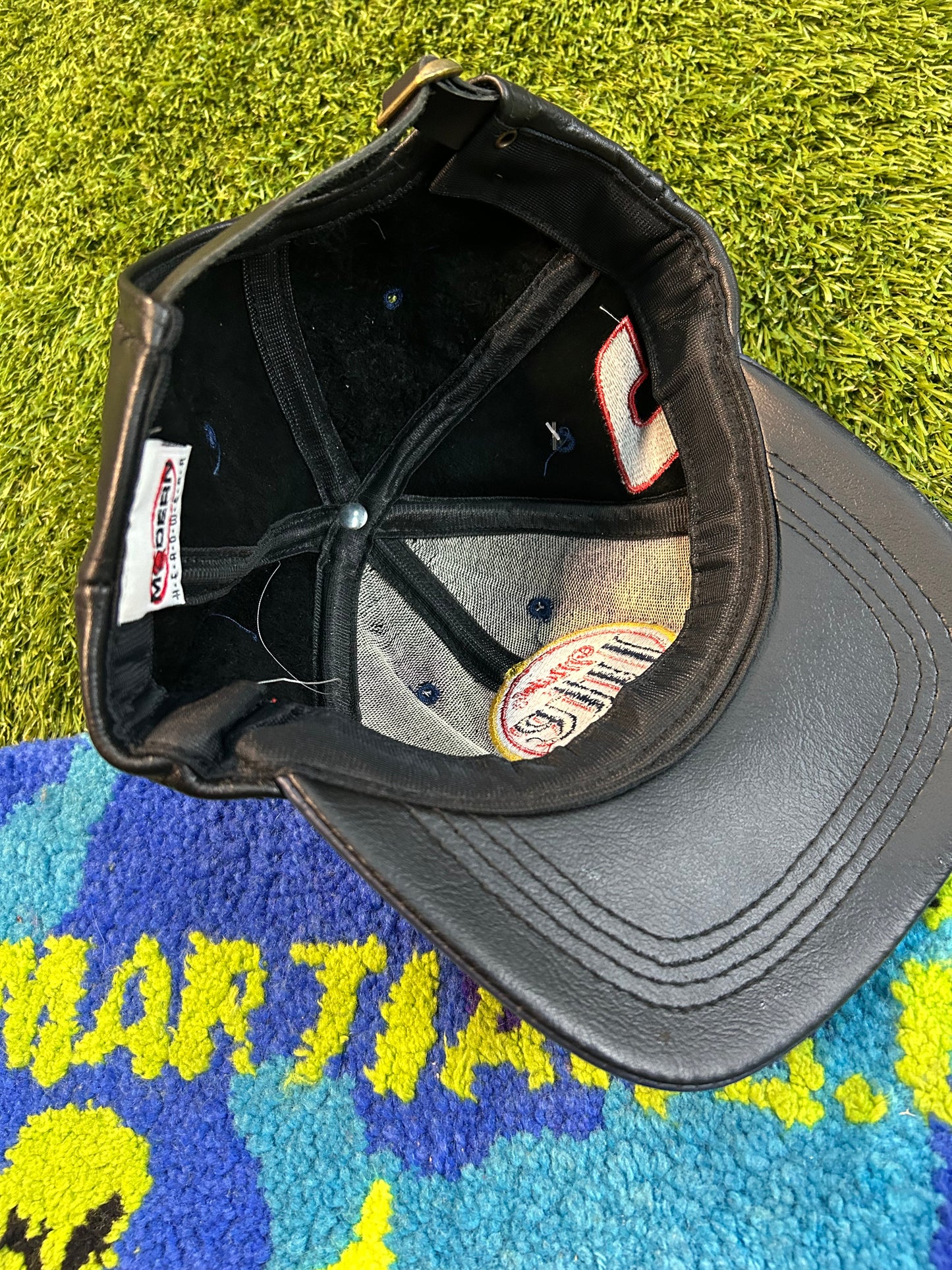 Vintage Rusty Wallace Miller Lite #2 NASCAR Leather Hat