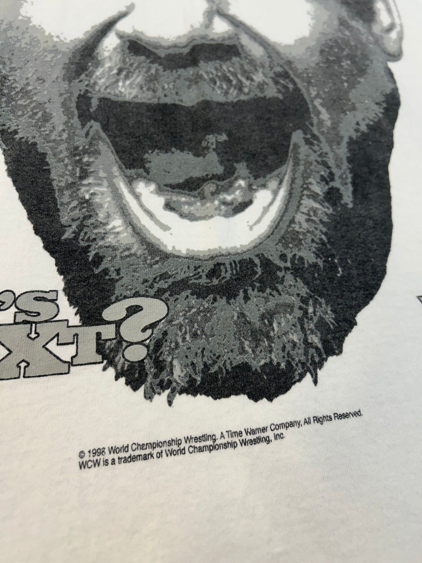 Vintage 1998 WCW Goldberg Big Head Tee