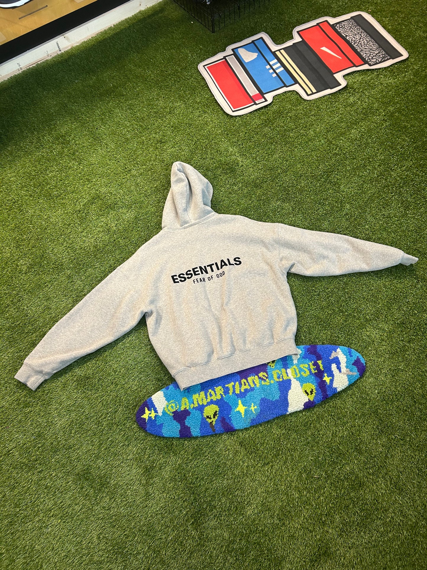 Fear Of God Essentials Fog Grey Hoodie
