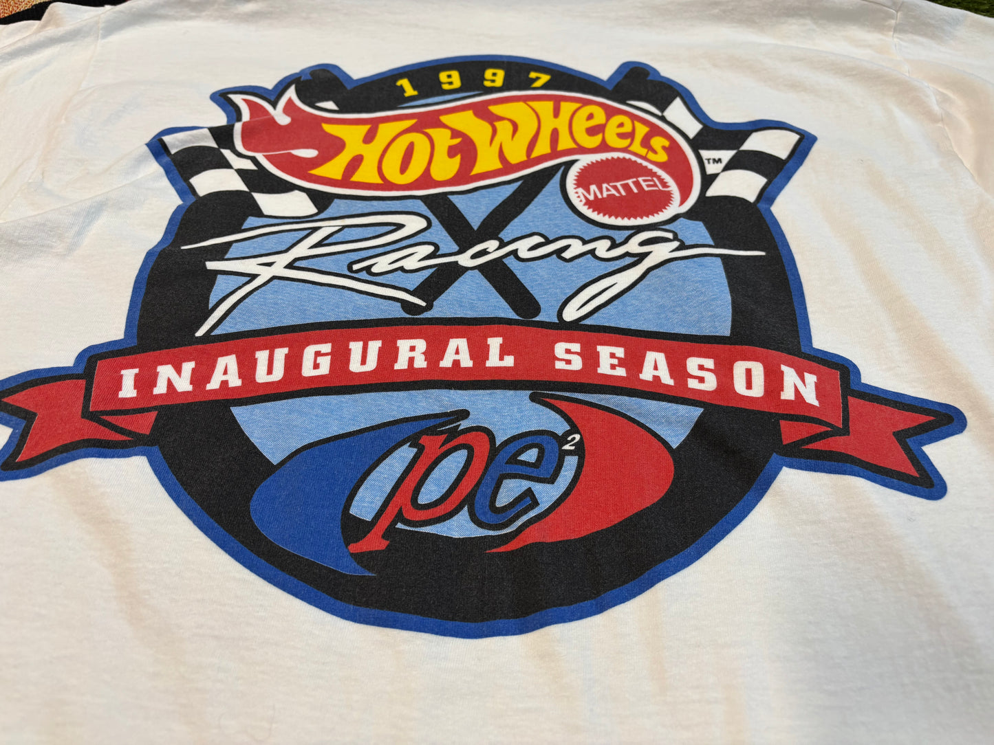 Vintage Single Stitch 1997 Kyle Petty Inaugural Season Hot Wheels Racing T-Shirt Size XXL Fruit Of The Loom Heavyweight Cotton Tag