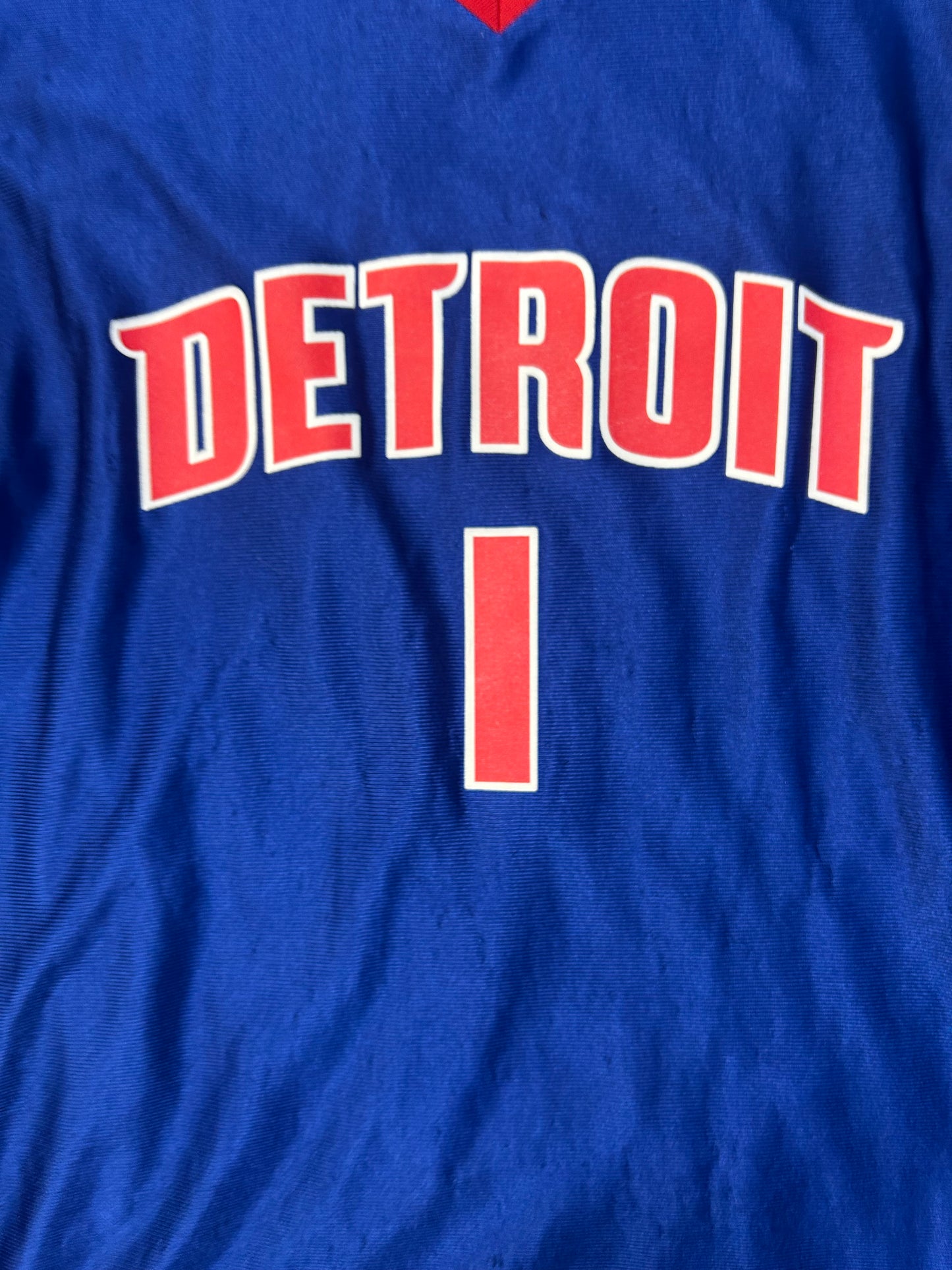 Y2K NBA Detroit Pistons Chancy Billups #1 Jersey