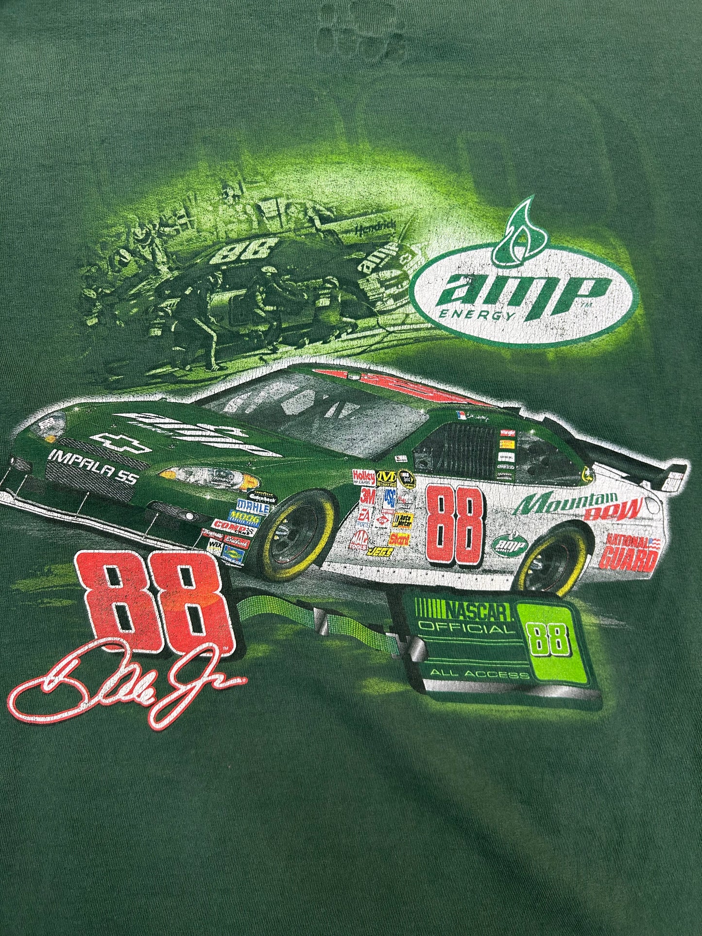 Y2K Dale Earnhardt Jr Ampd Energy NASCAR Tee