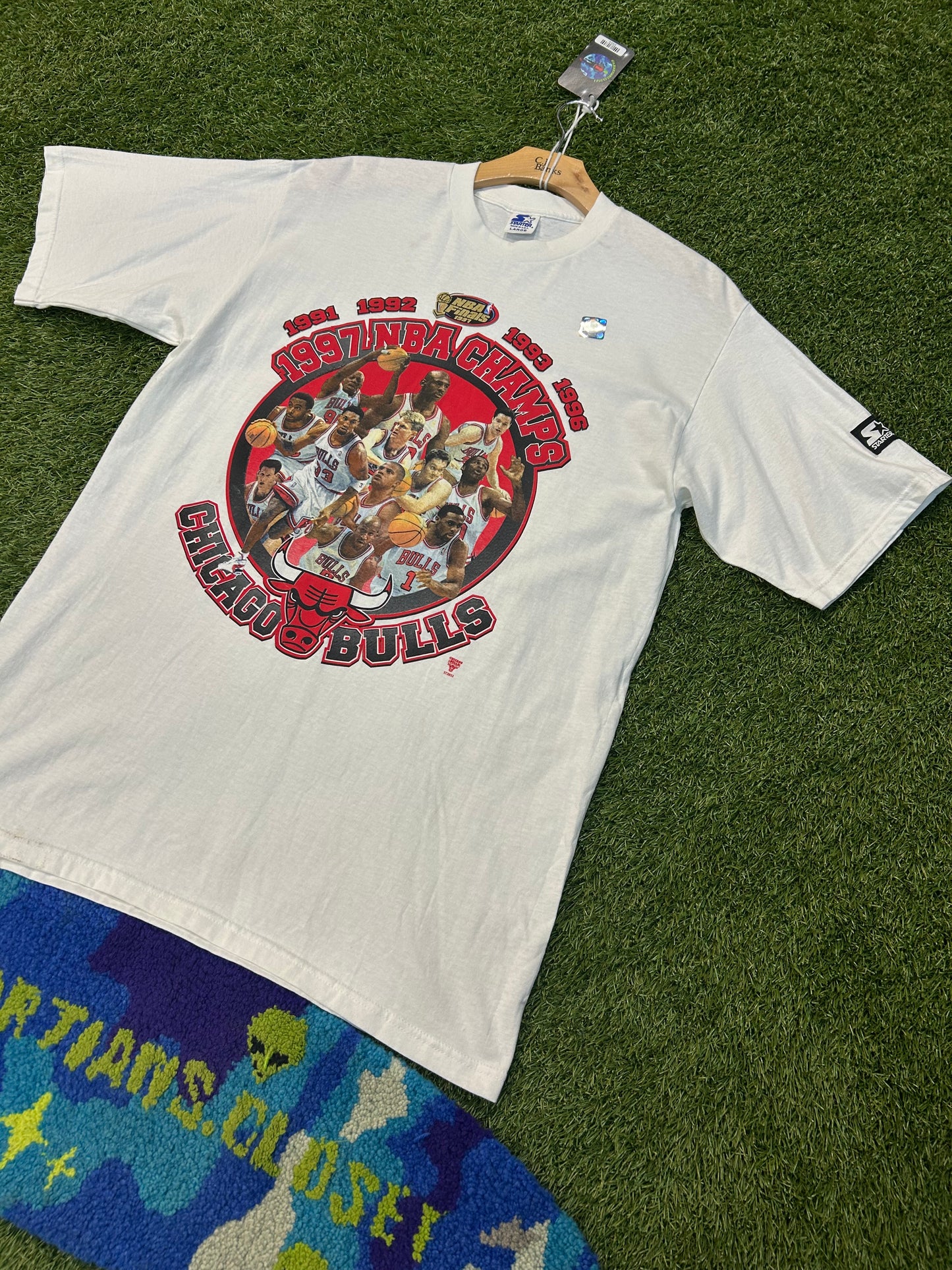 Vintage 1997 NBA Champs Chicago Bulls Brand New W/Tag