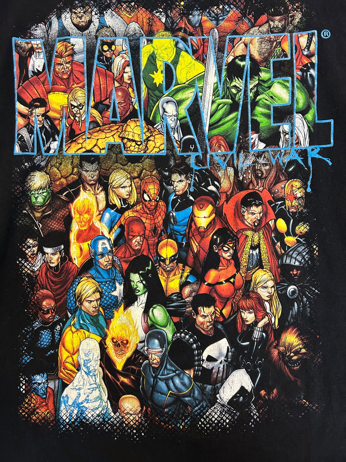Y2K Retro Style Marvel Front Only Tee