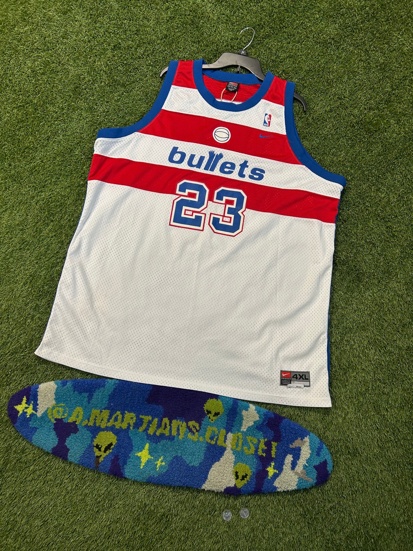 Vintage Nike Washington Bullets Michael Jordan Basketball