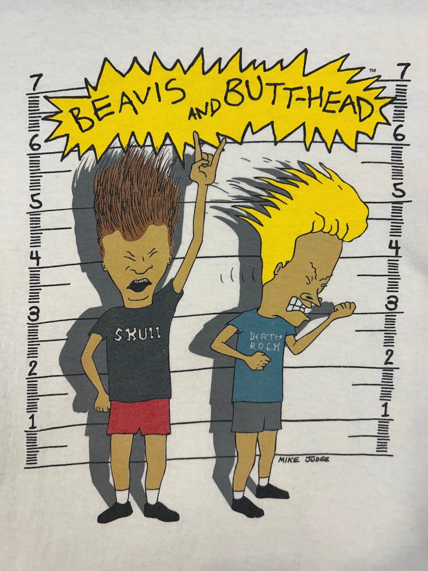 Y2K Beavis And Butthead Delta Pro Weight Tag Tee
