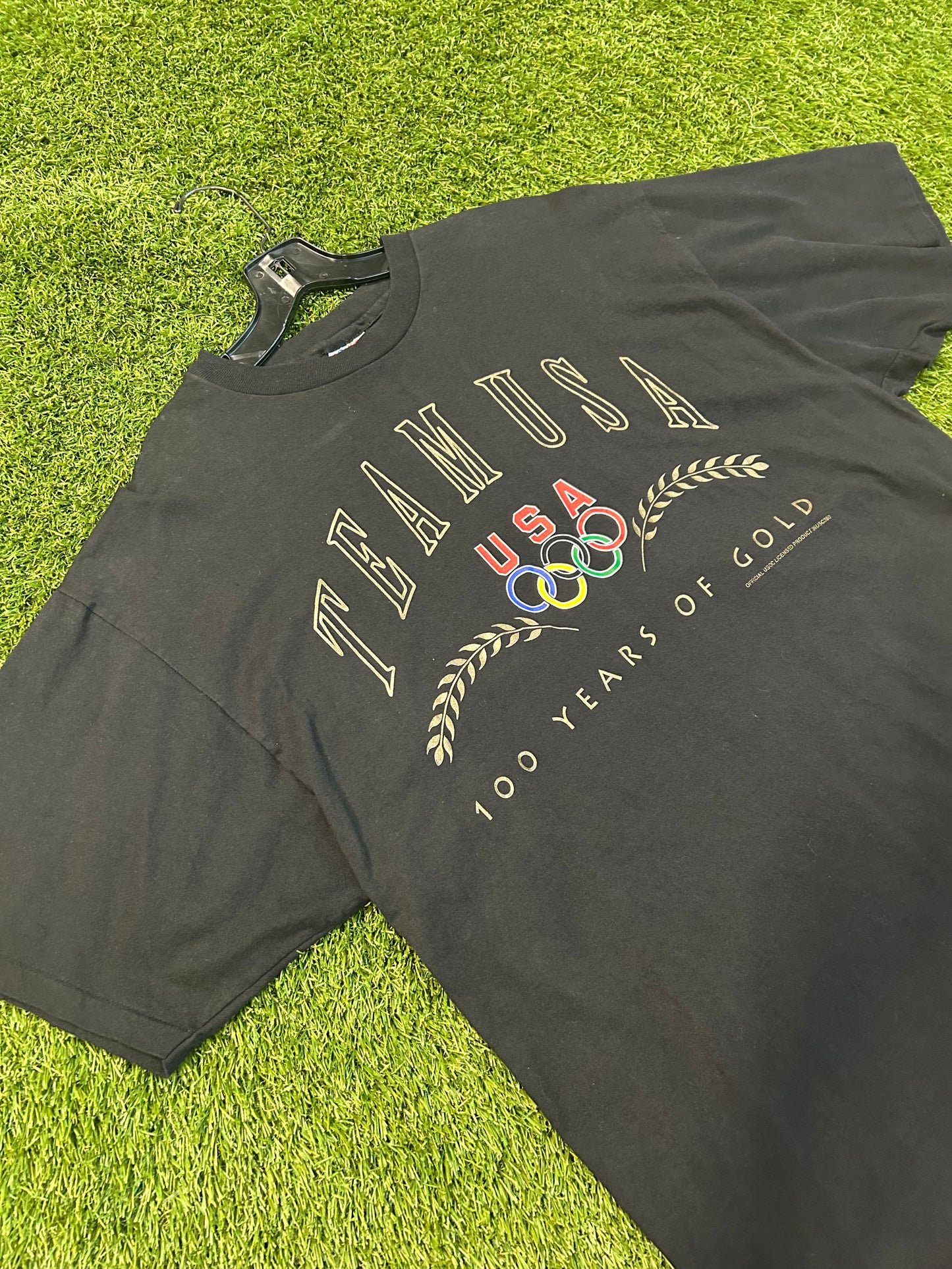 Vintage 90s Team U.S.A 100 Years Of Gold Tee
