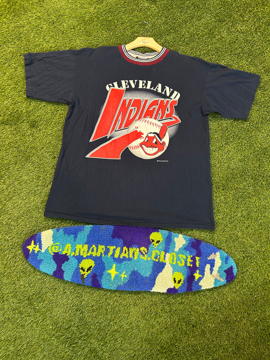 Vintage 1996 Cleveland Indians Big Logo Tee