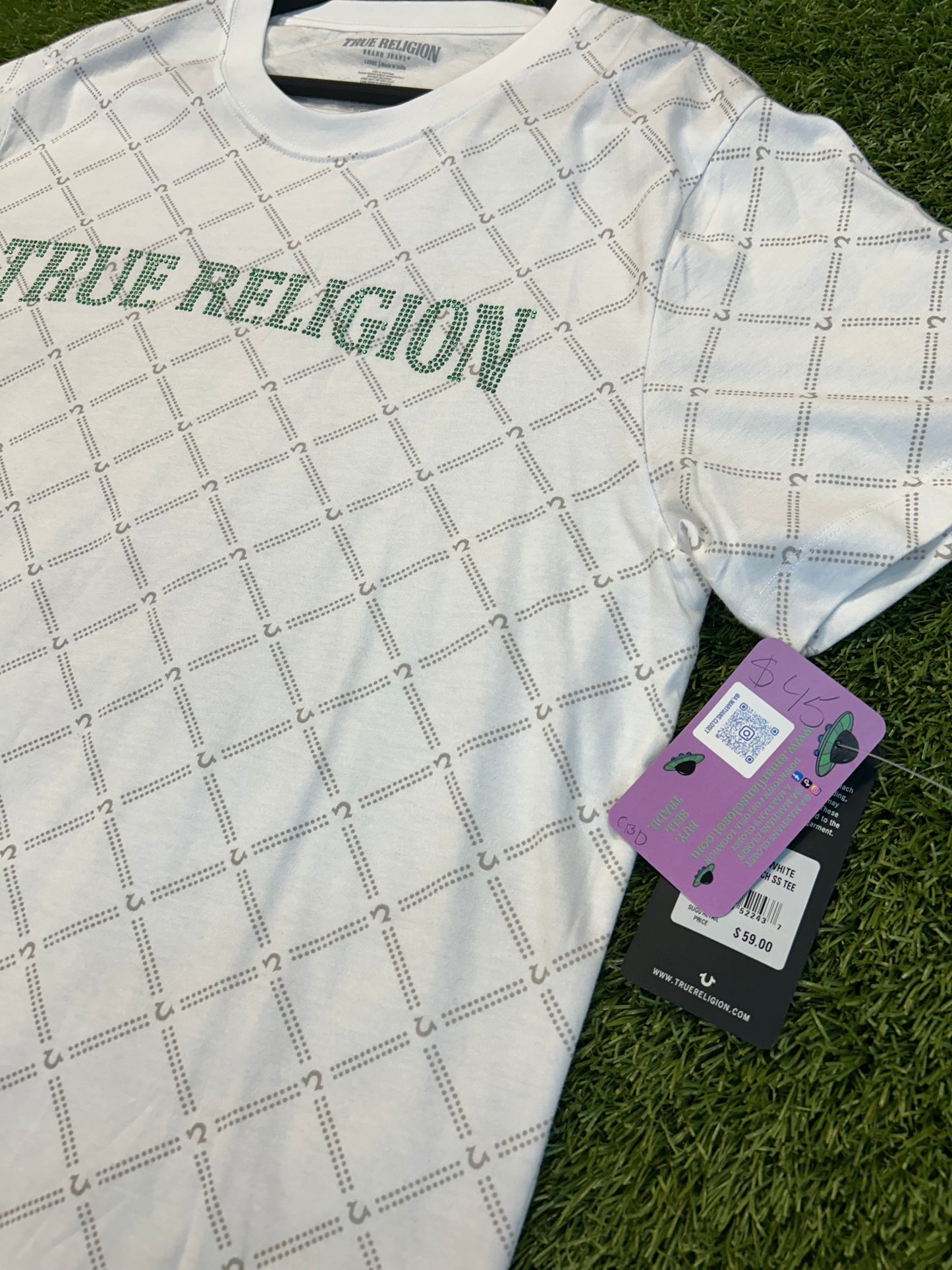 Truly Religion Monogram Arch SS Tee
