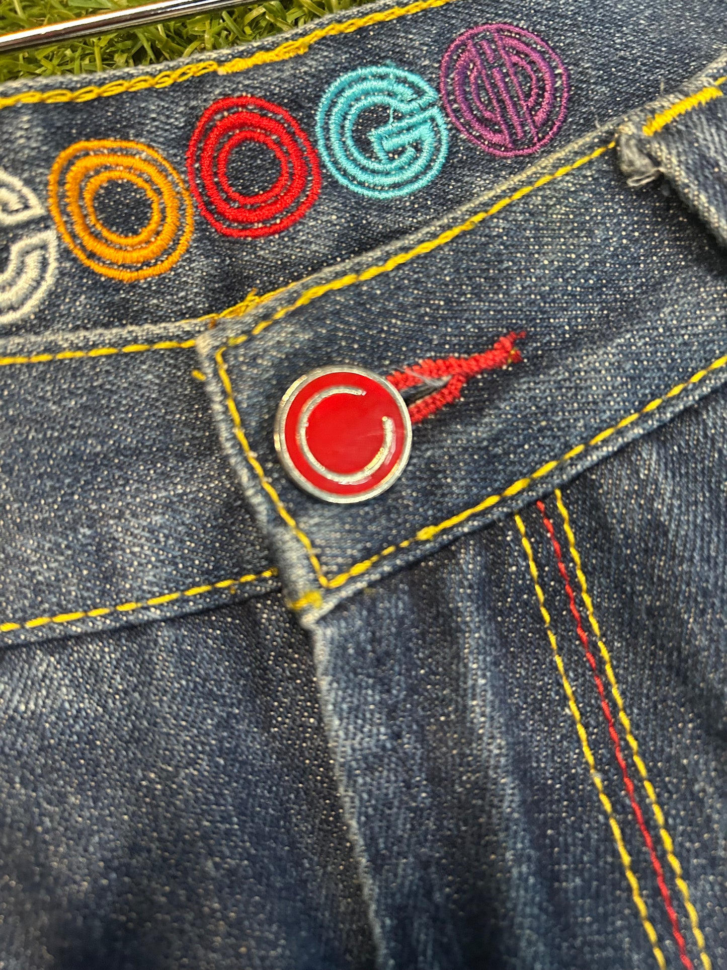 Y2K Coogi Australia Swords Jeans
