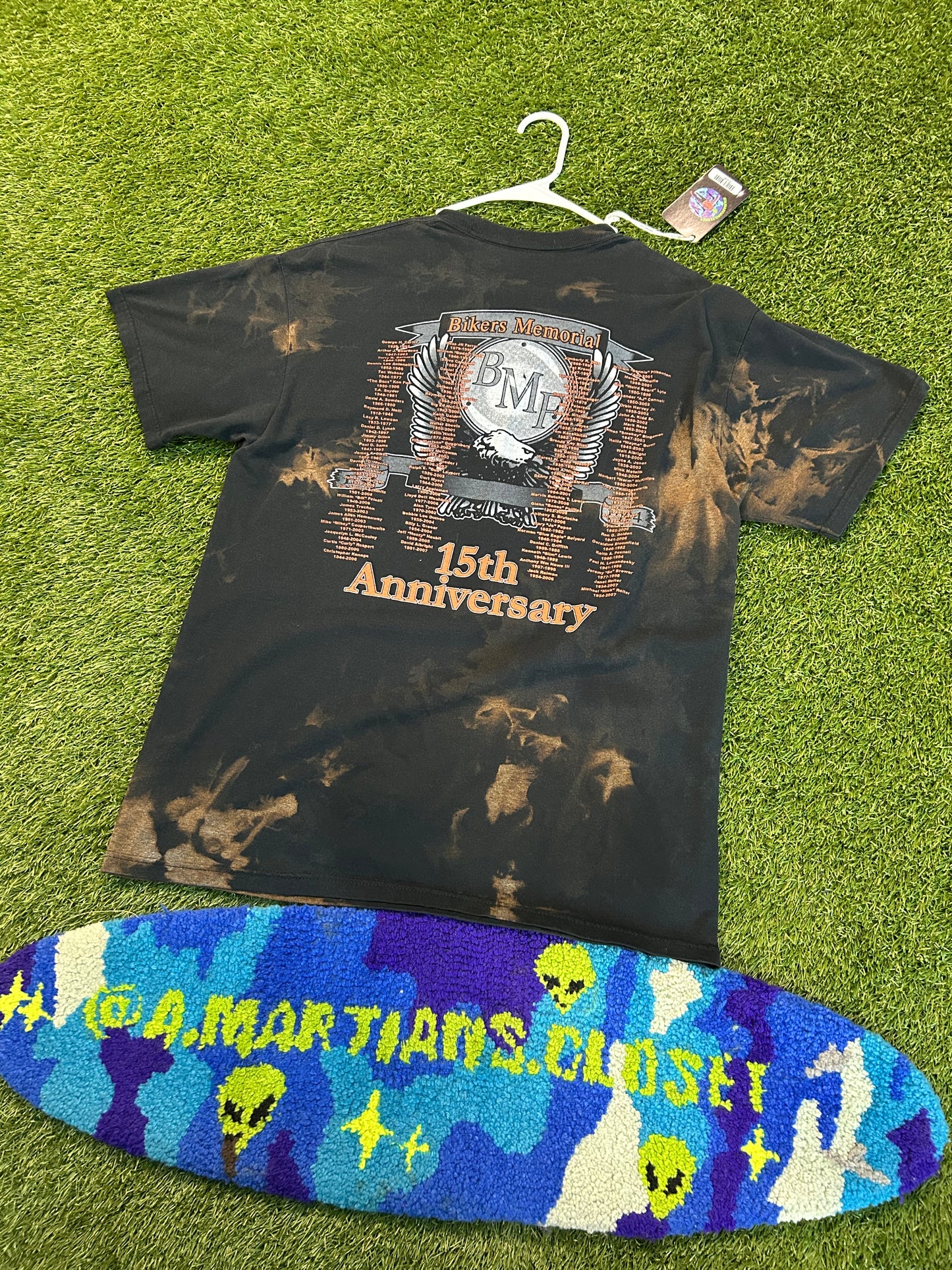 Y2K Biker Memorial Bleached 2008 Tee