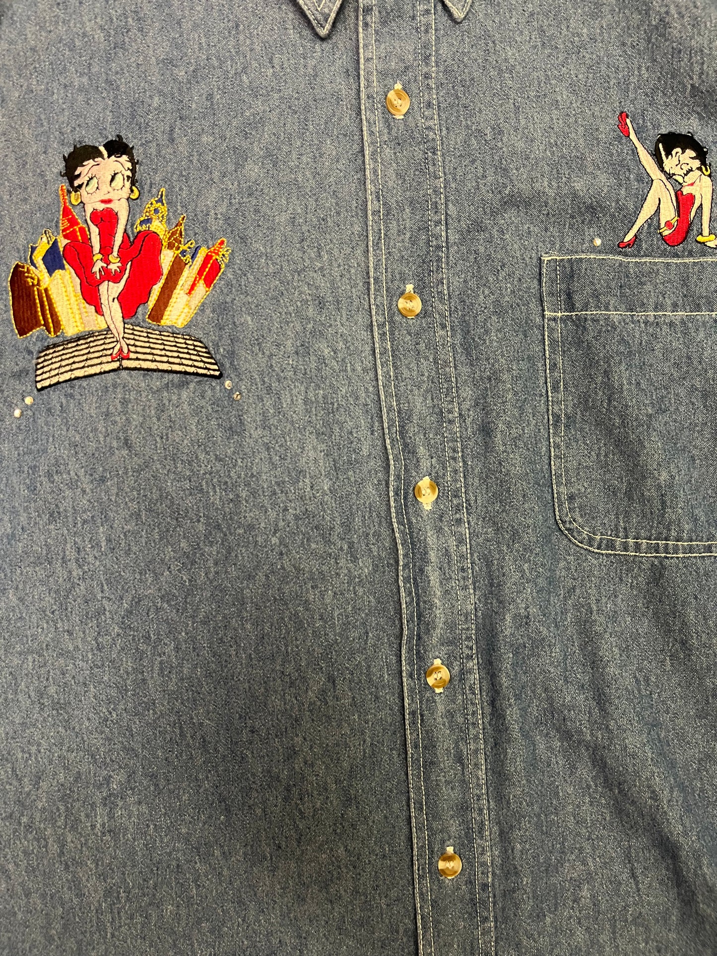 Vintage Betty Boop Jean Jacket