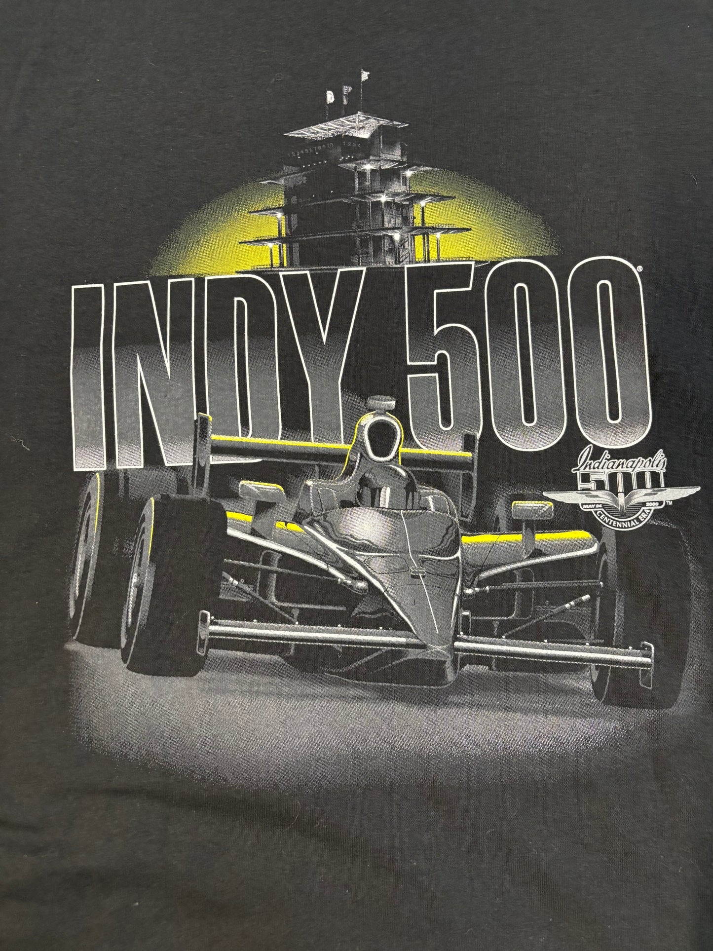 Dead stock 2009 Indy 500 racing T-Shirt Size 2XL Brickyard Authentics tag