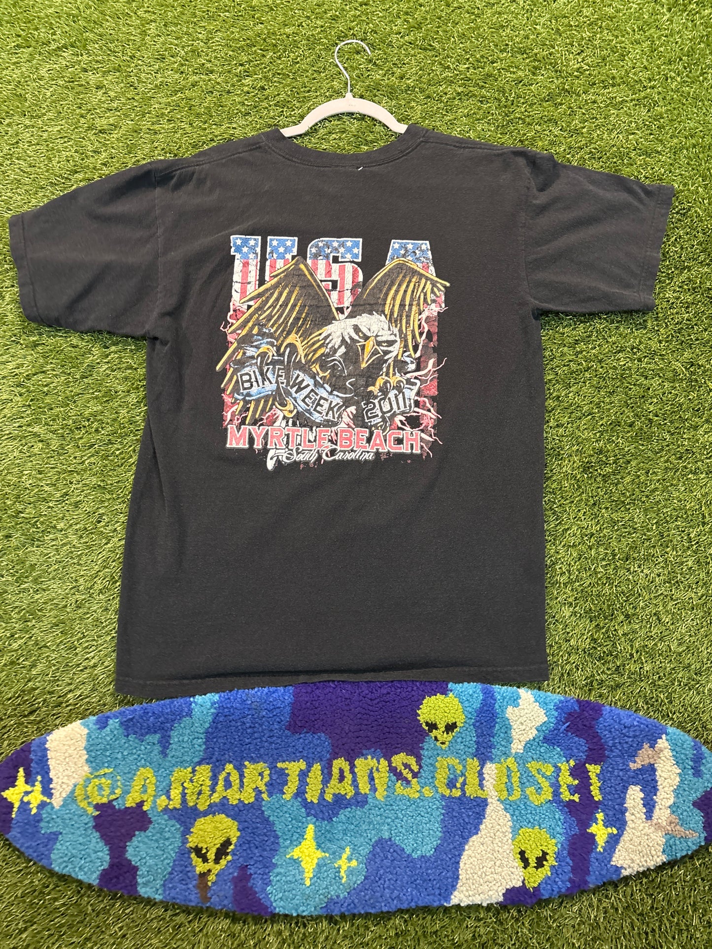 Myrtle beach Men’s black tee
