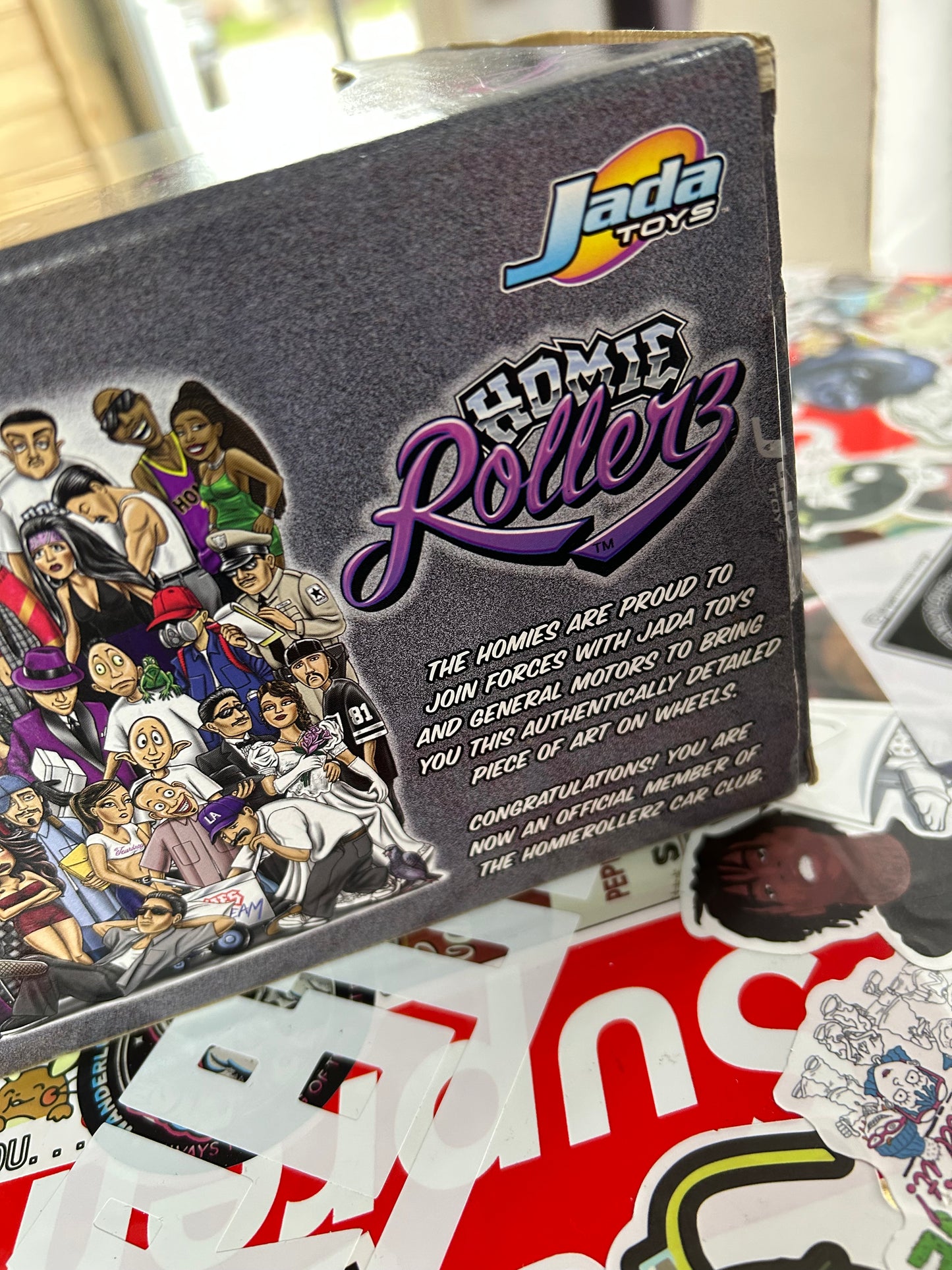 Y2K 2003 Homies Official Car Club Set Collectable