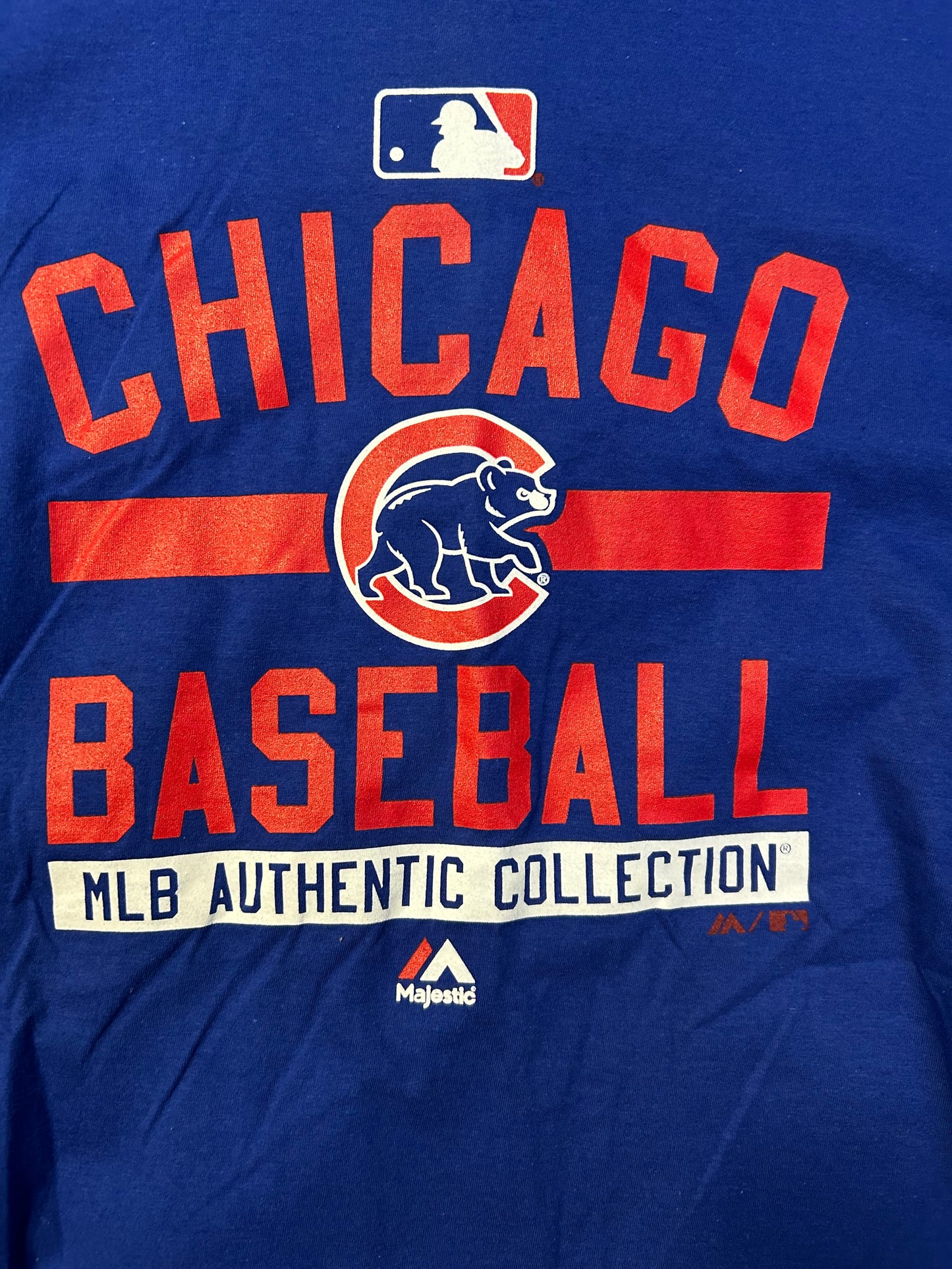 New Age Majestic Chicago Cubs Baseball Tee