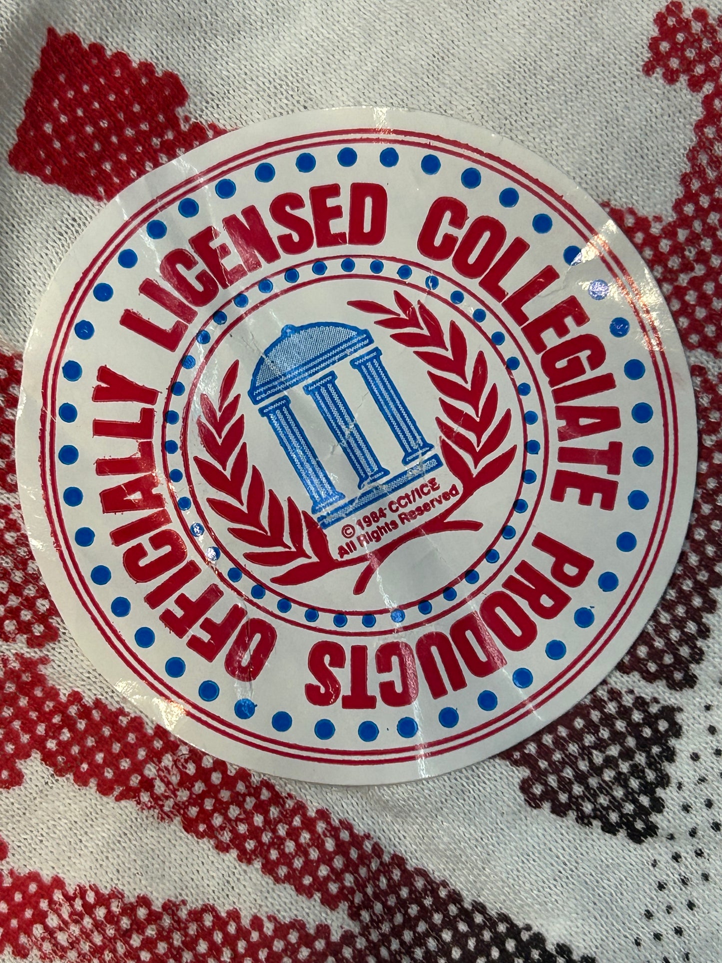 Vintage 1990 University Of Louisville AOP Basketball Tee