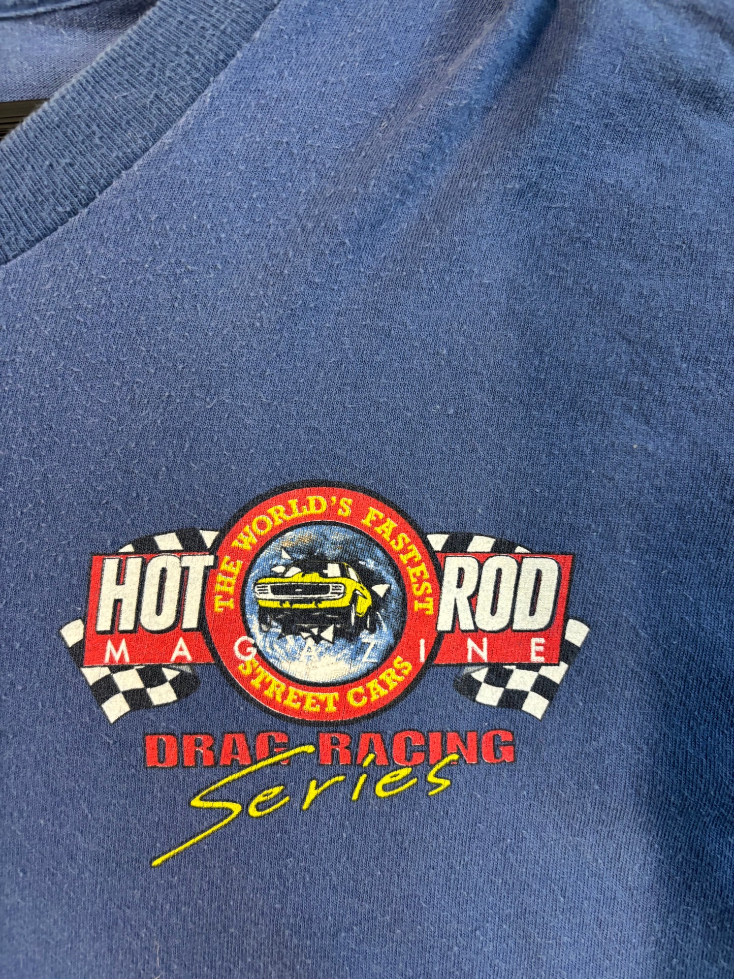 1998 Hot Rod Magazine Drag Racing Series T-shirt Size XL