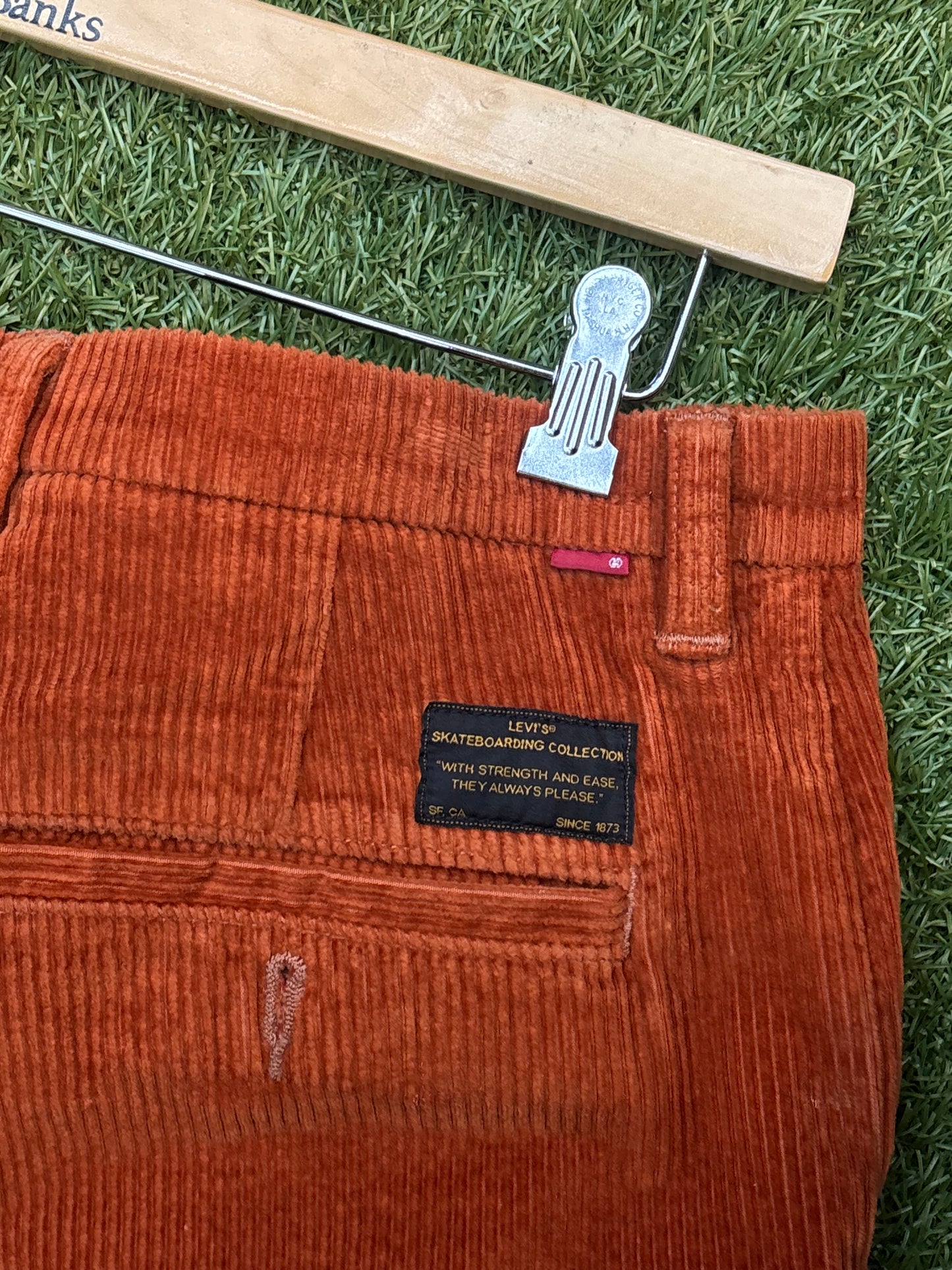90s Burnt Orange Levi’s “Skateboard Collection”