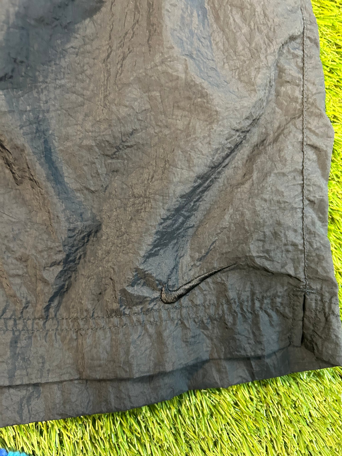 Vintage 90s All Black Nike Running Shorts