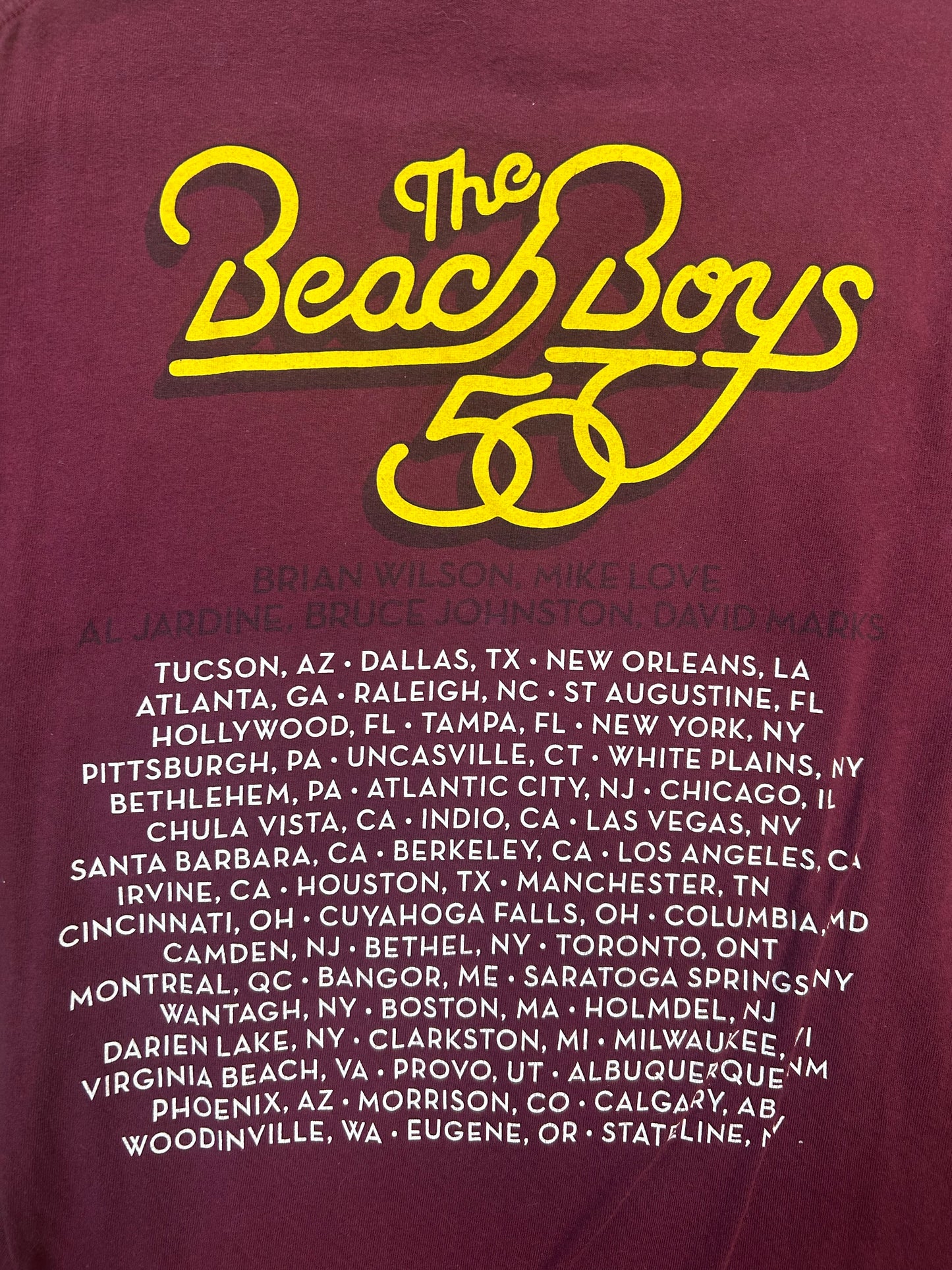 Y2K The Beach Boys 59th Anniversary Tour Tee