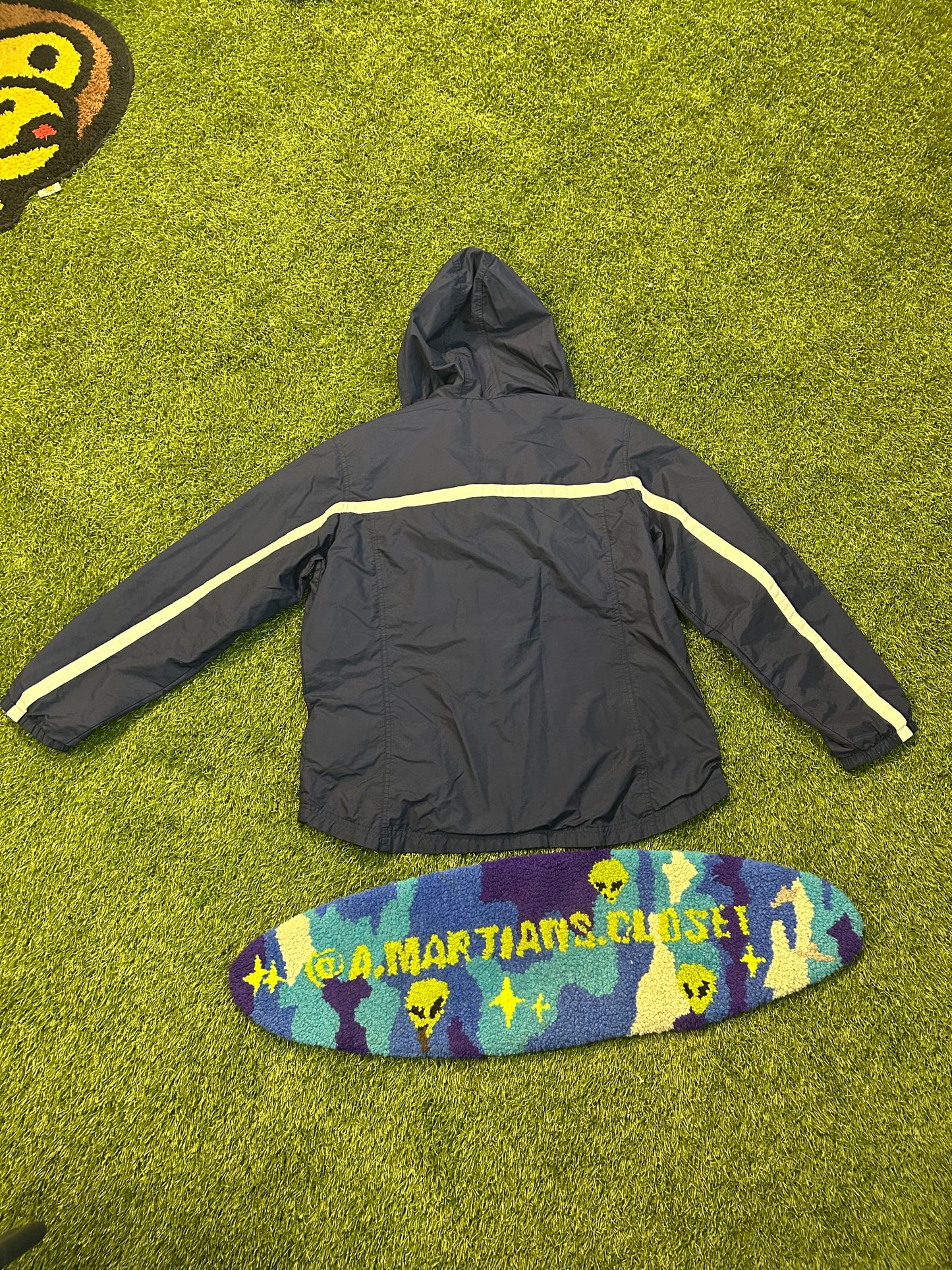 Y2K Nike One Stripe Across Track Jacket W/Hood