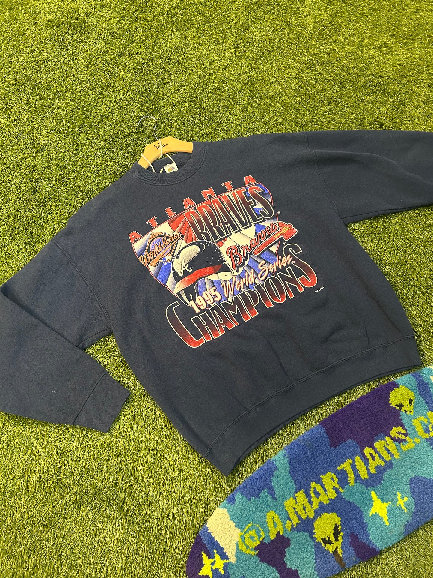 Vintage 1995 MLB World Series Atlanta Braves Championship