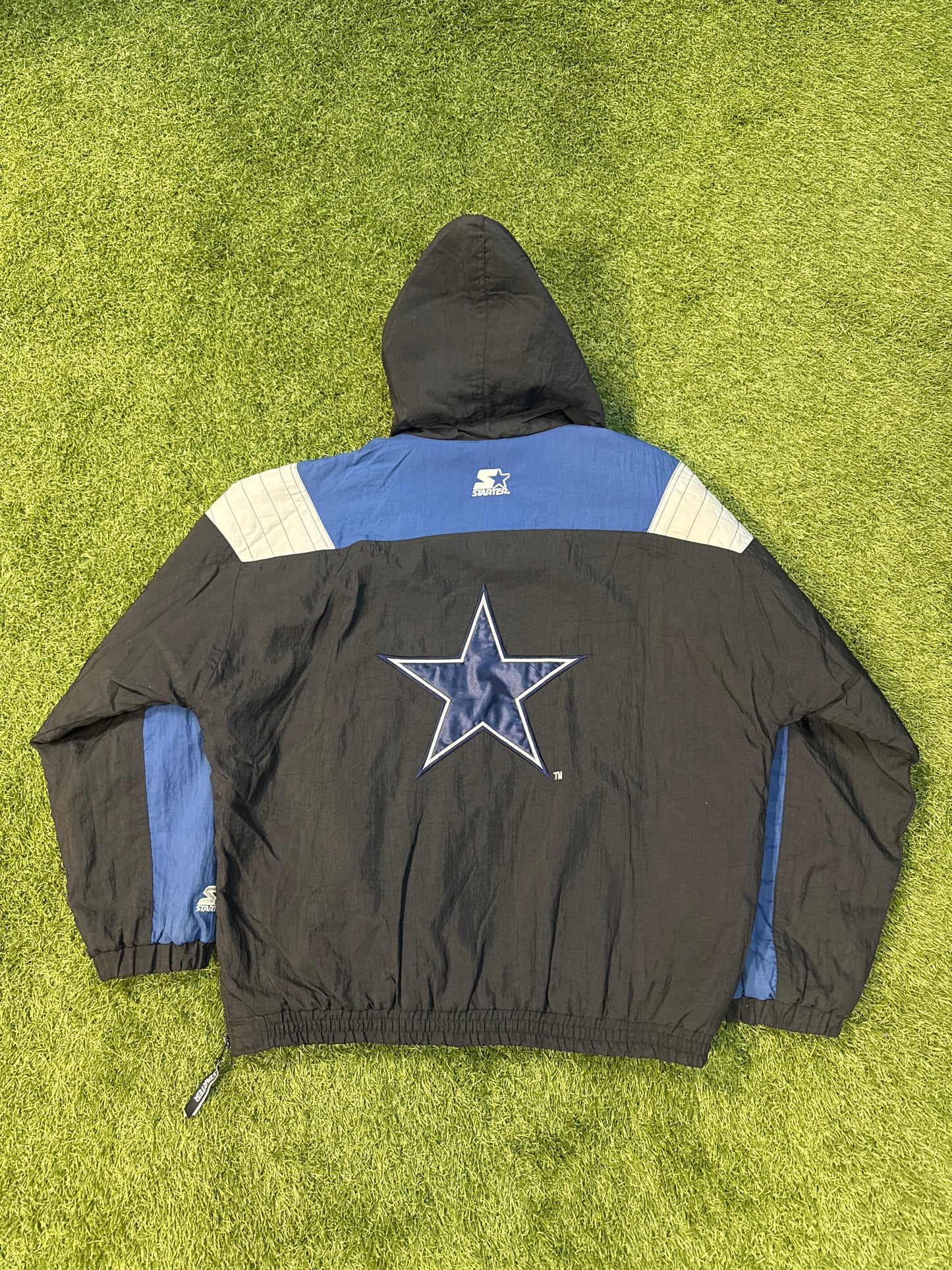 VINTAGE STARTER “DALLAS COWBOYS” QTR ZIP JACKET