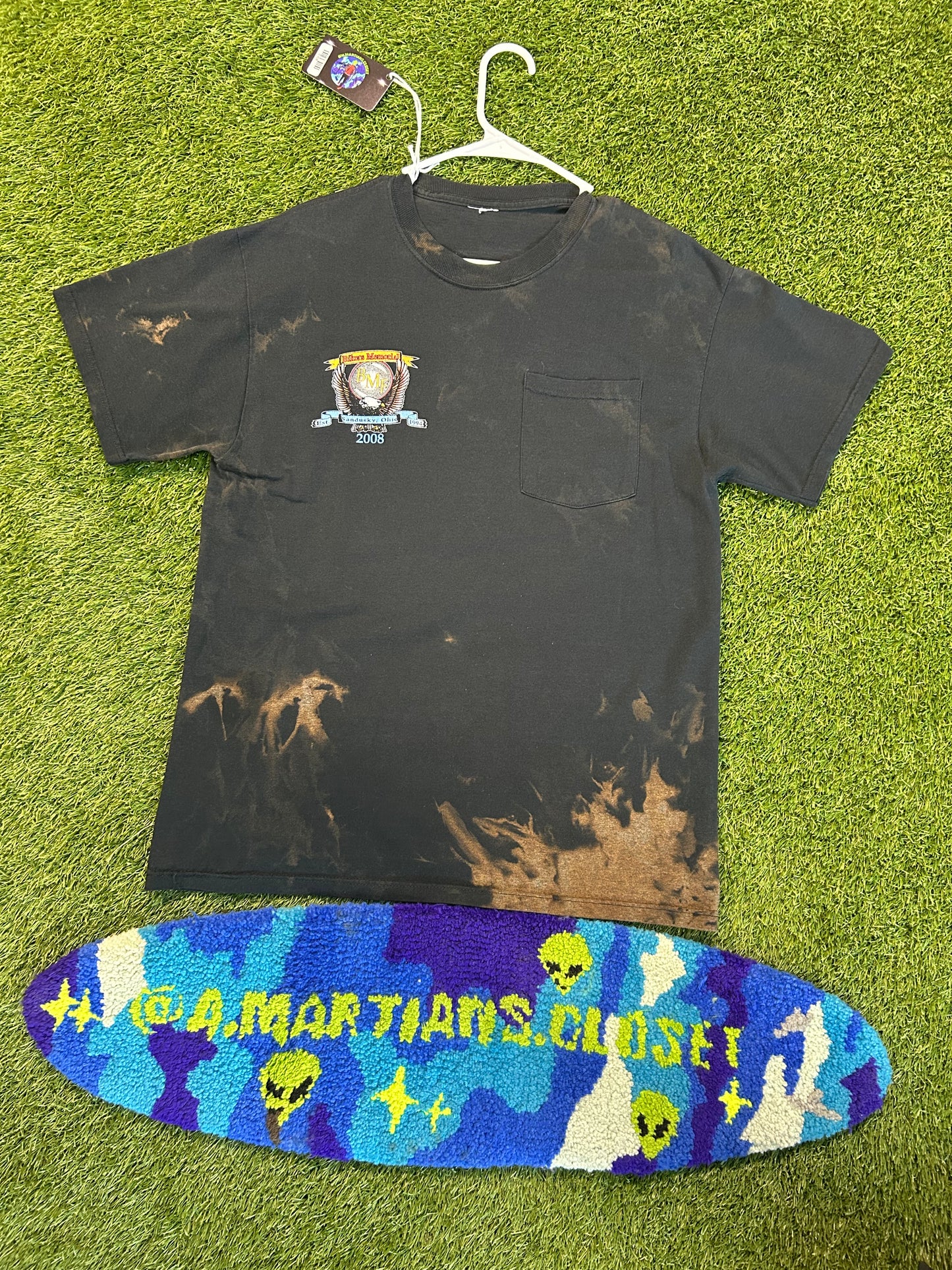 Y2K Biker Memorial Bleached 2008 Tee