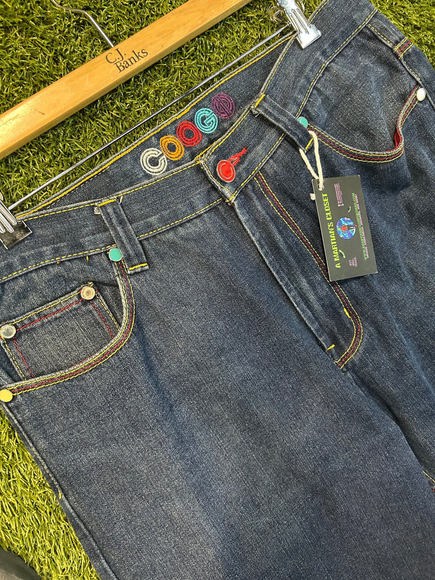 Y2K Coogi Australia Swords Jeans
