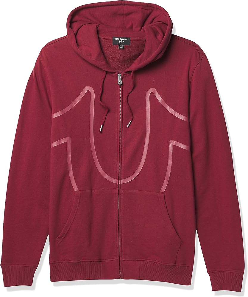 True religion Logo Zip Up Hoodie