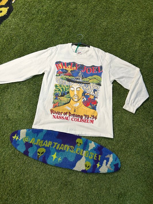 Vintage 1993 Billy Joel River Of Dreams Nassau Coliseum L/Sleeve Tee