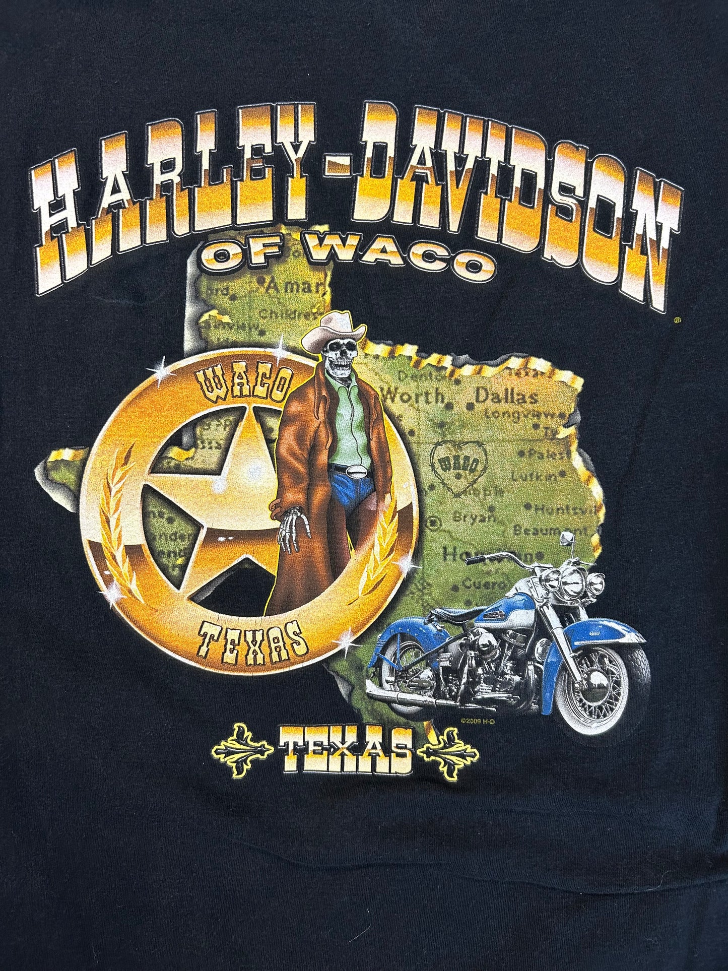 Y2K Women’s Harley Davidson Waco Texas Tee
