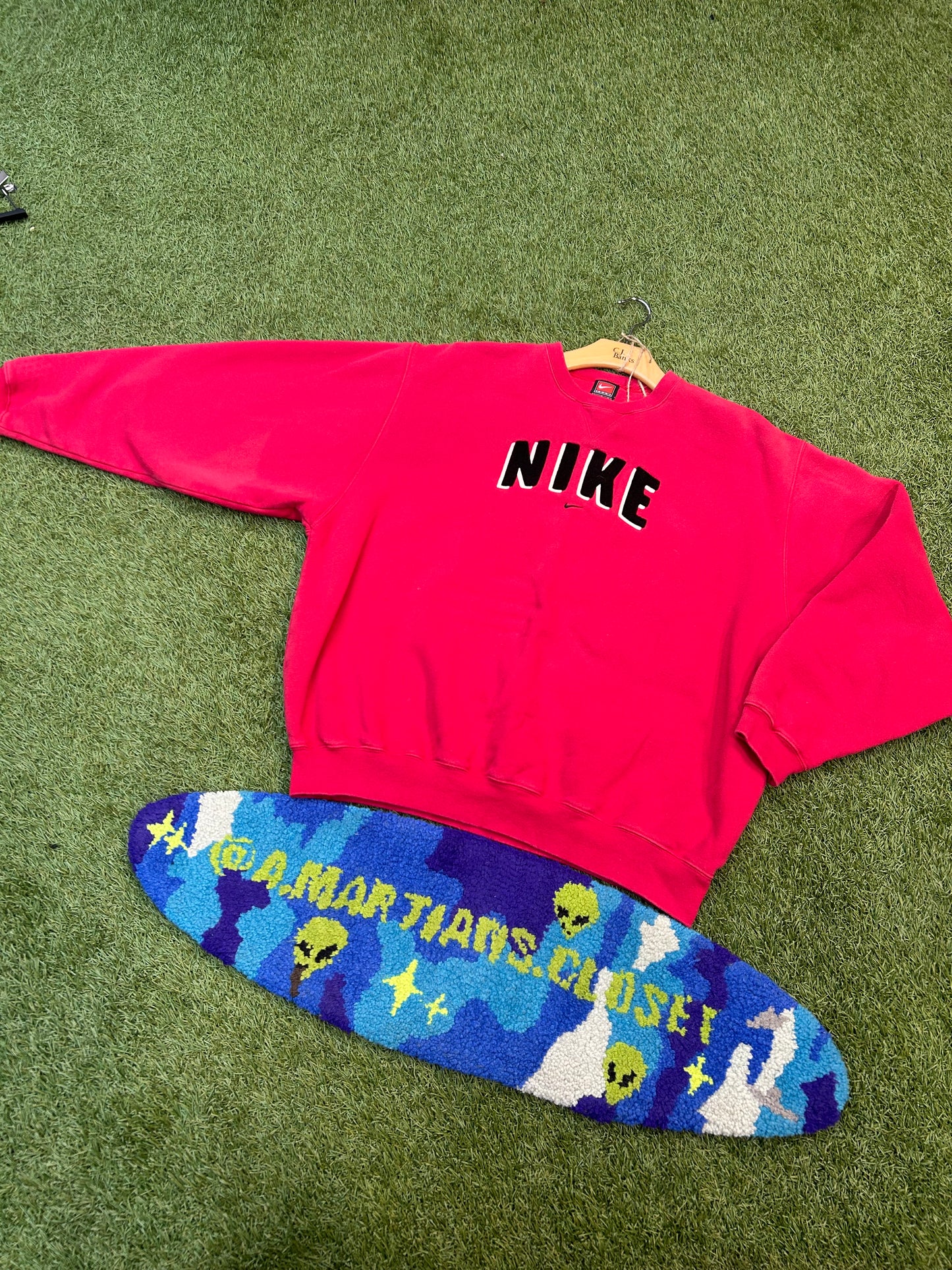 Vintage Nike Red Tag Embroidered Logo Crewneck