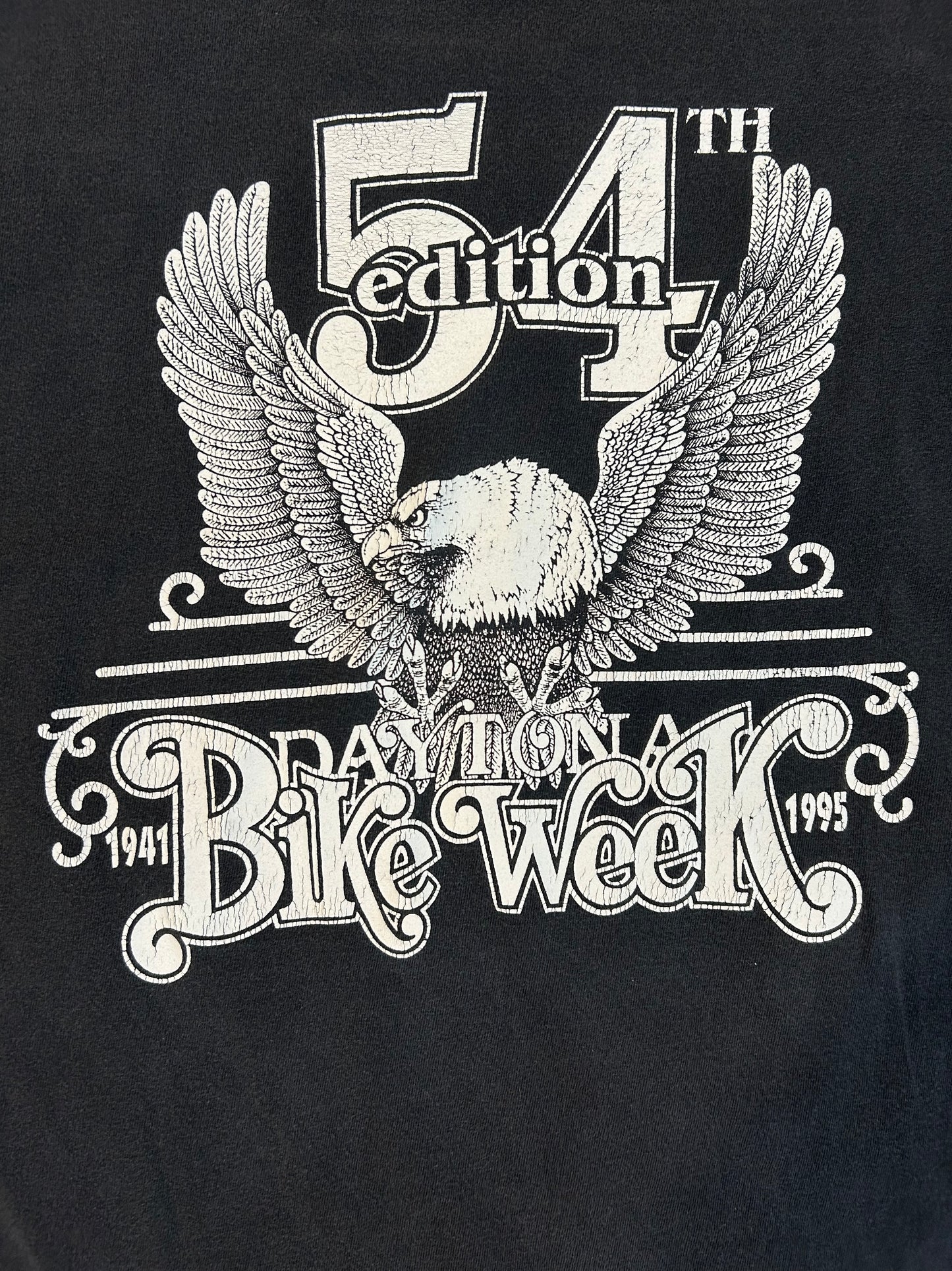 Vintage 1995 Bike Week 54th Edition Tee