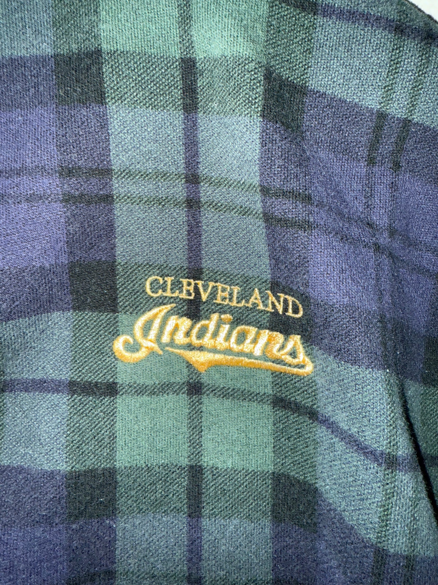 Vintage Plaid Cleveland Indians Crewneck