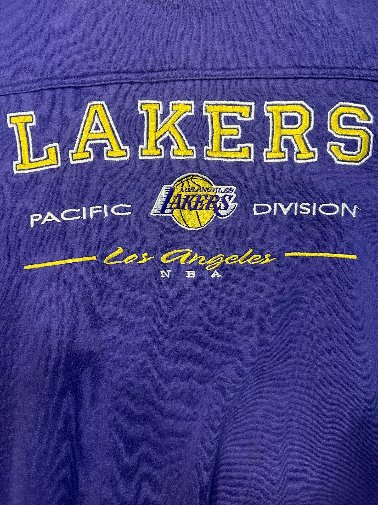 Vintage 90s Lee Sports Los Angeles Lakers Embroidered Crewneck