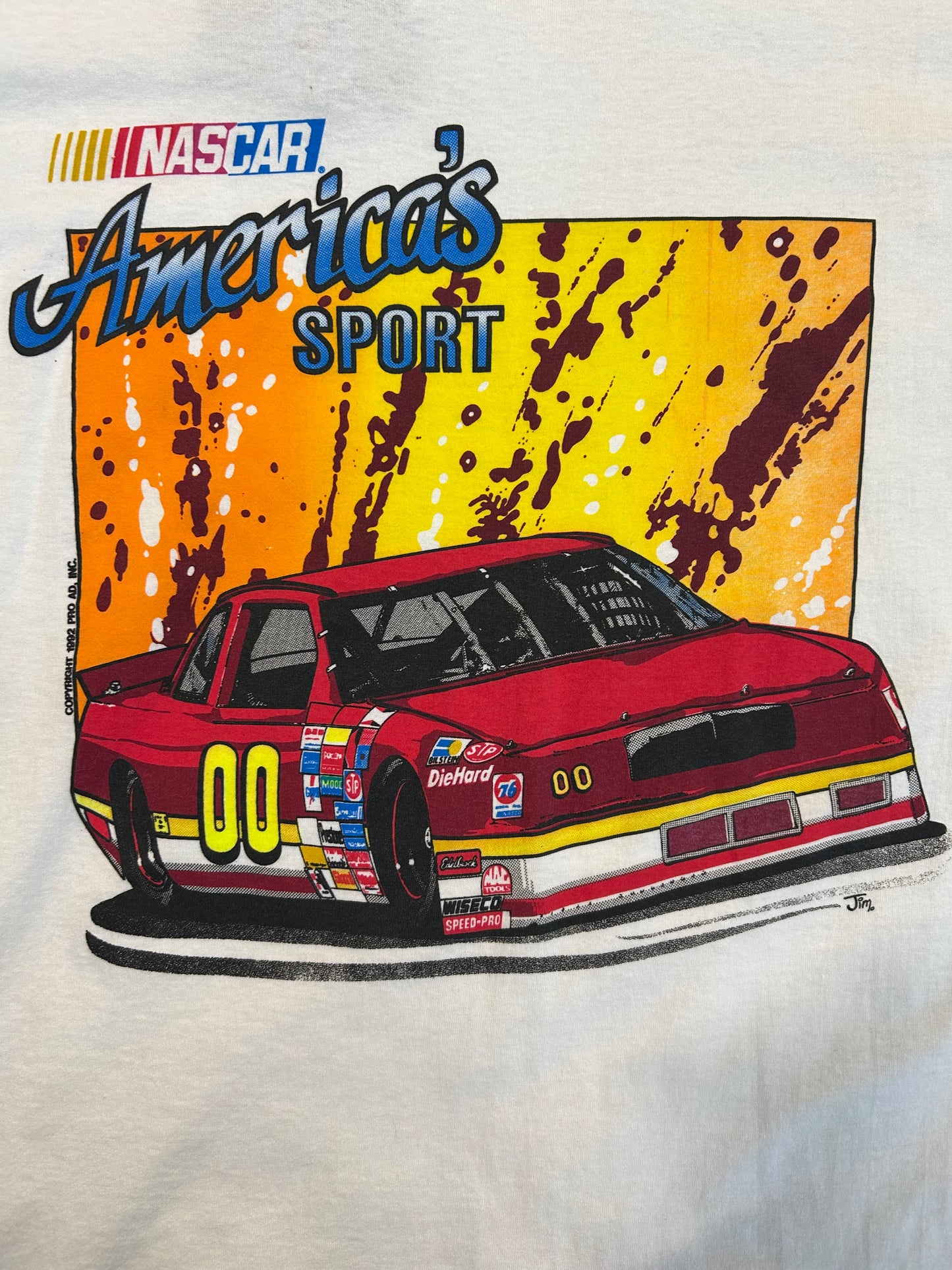 Vintage 1992 Joe Nemechek America’s Sport Tee