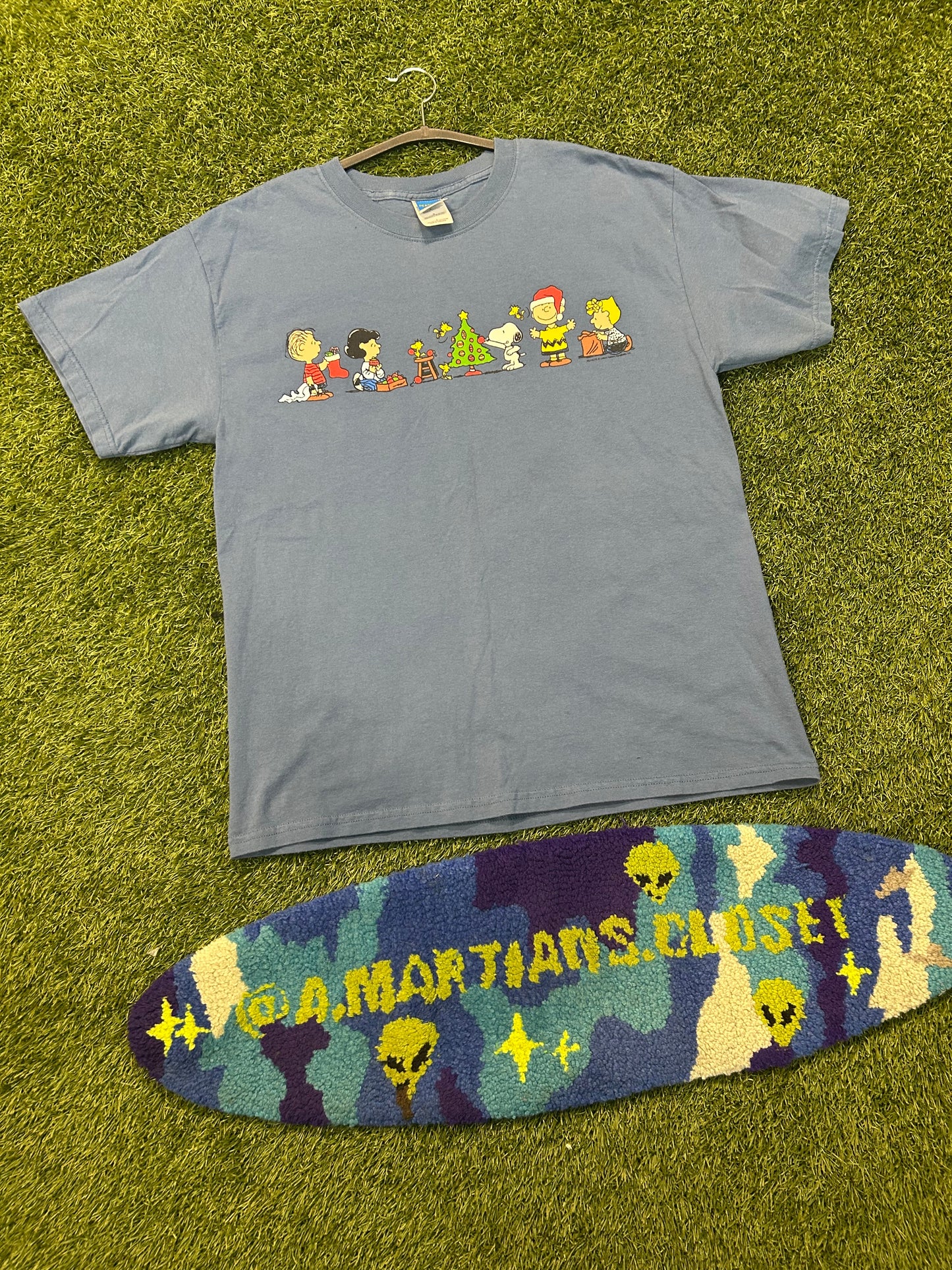 Y2K Peanuts Christmas Holiday Tee