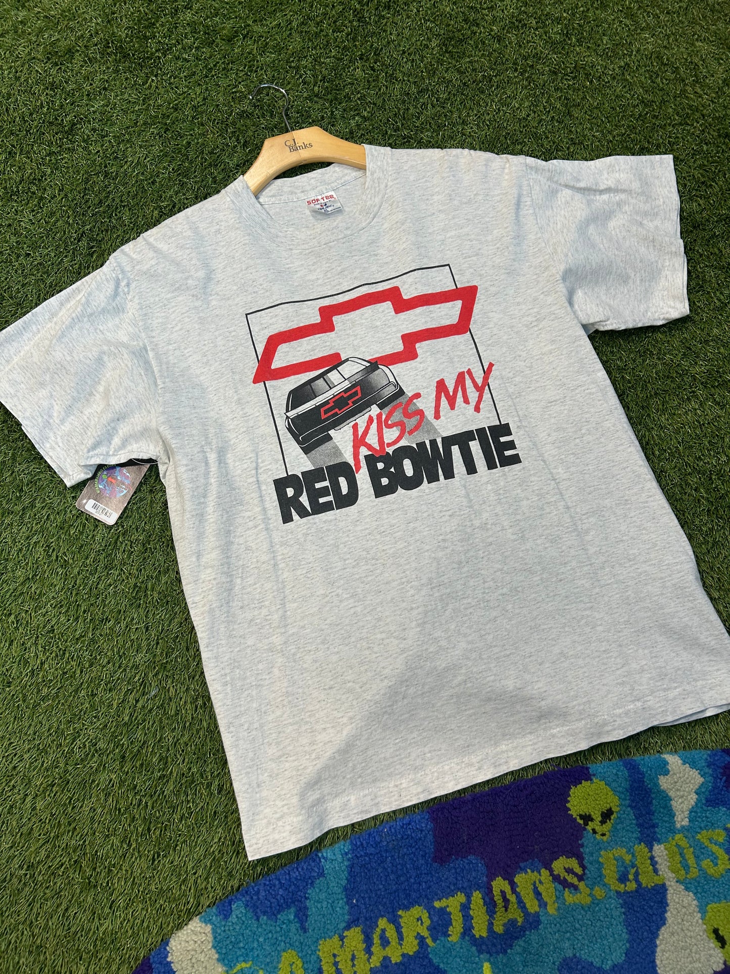 Vintage 90s Ford Kiss My Red Bowtie Tee