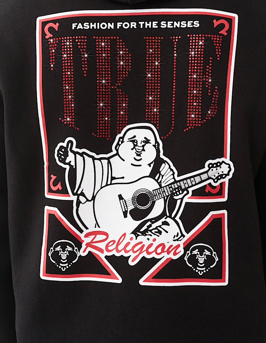 True Religion Buddha Card Zipup Jacket