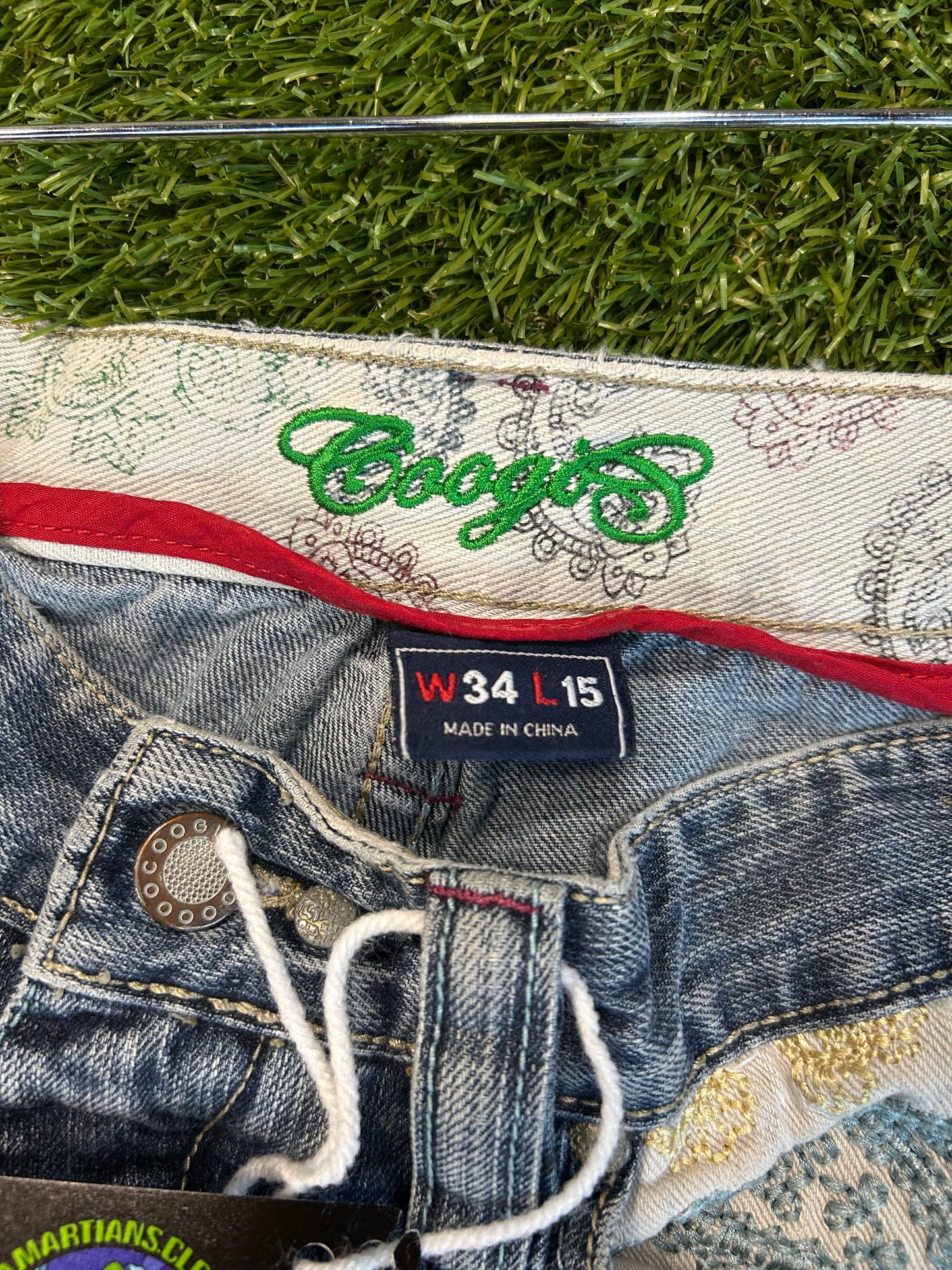 Y2K Rare Coogi Bandanna Print Shorts