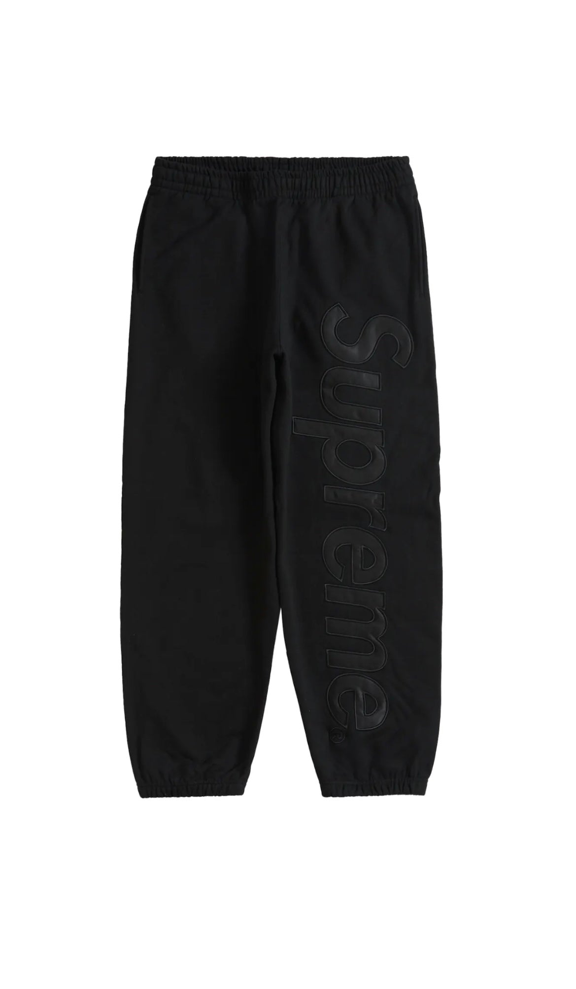 Supreme Satin Appliqué Sweat Pants