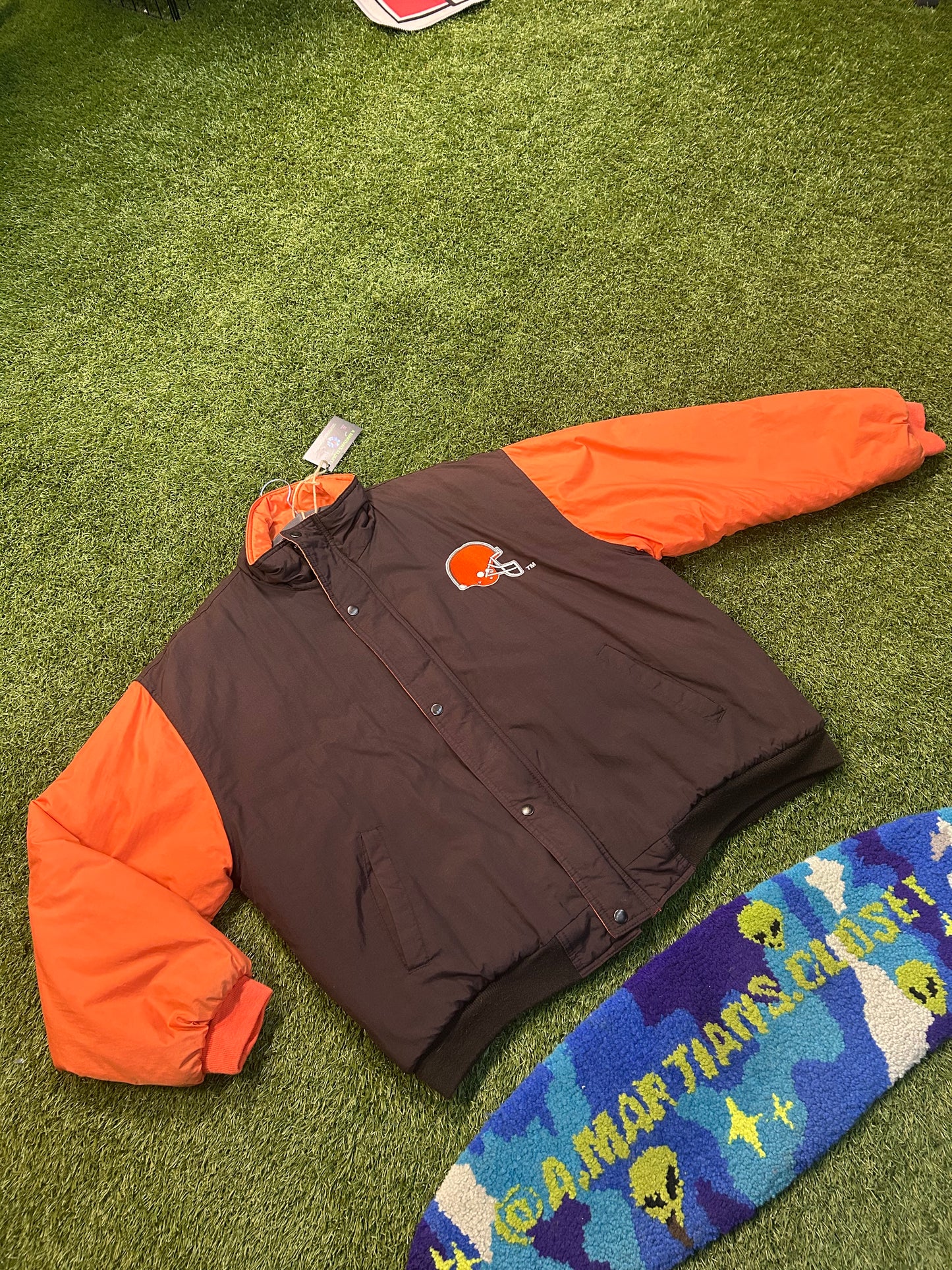 Vintage 90s NFL Cleveland Browns Heavy Jacket