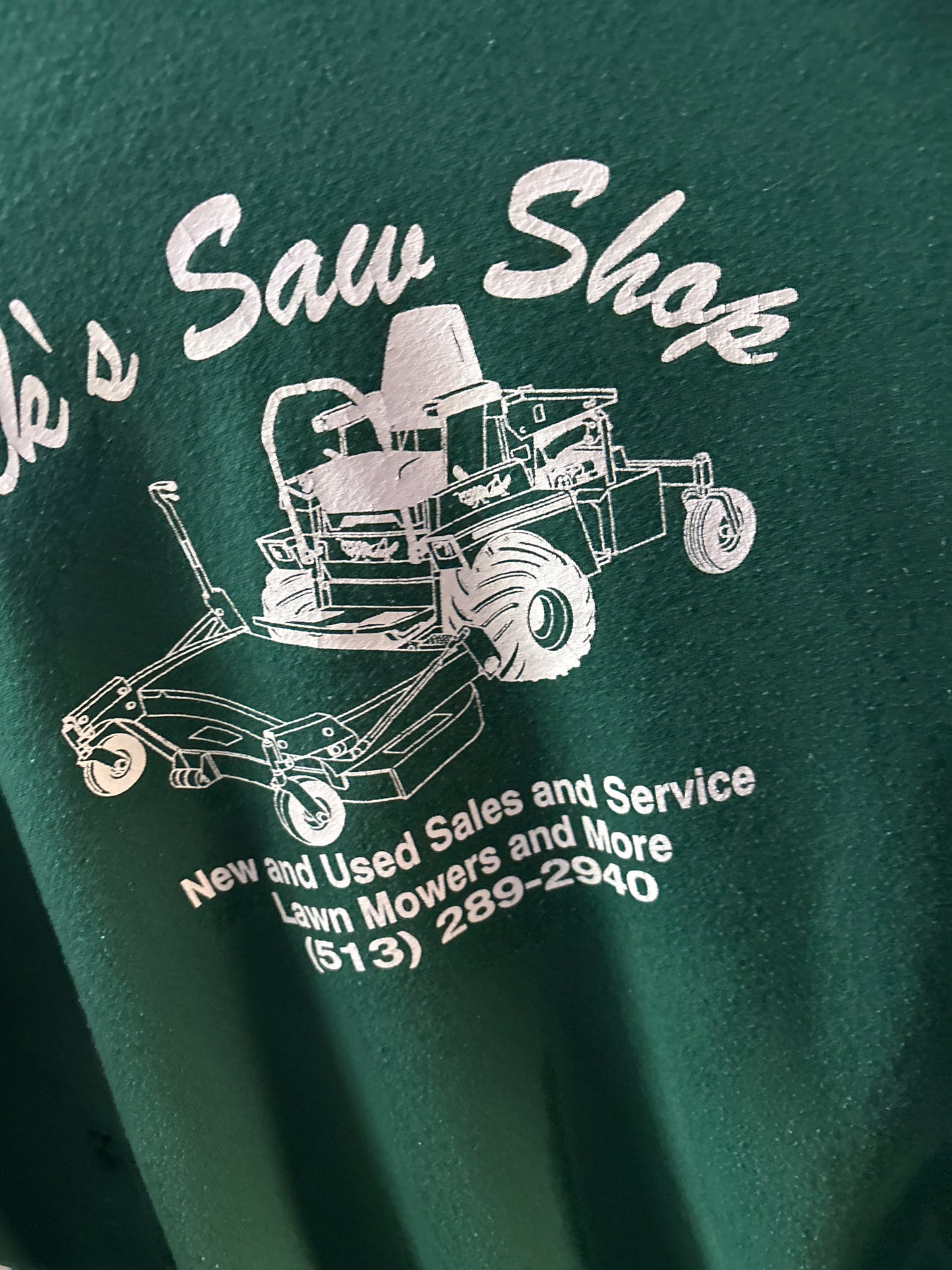 Jacks saw shop crew neck sweat shirt